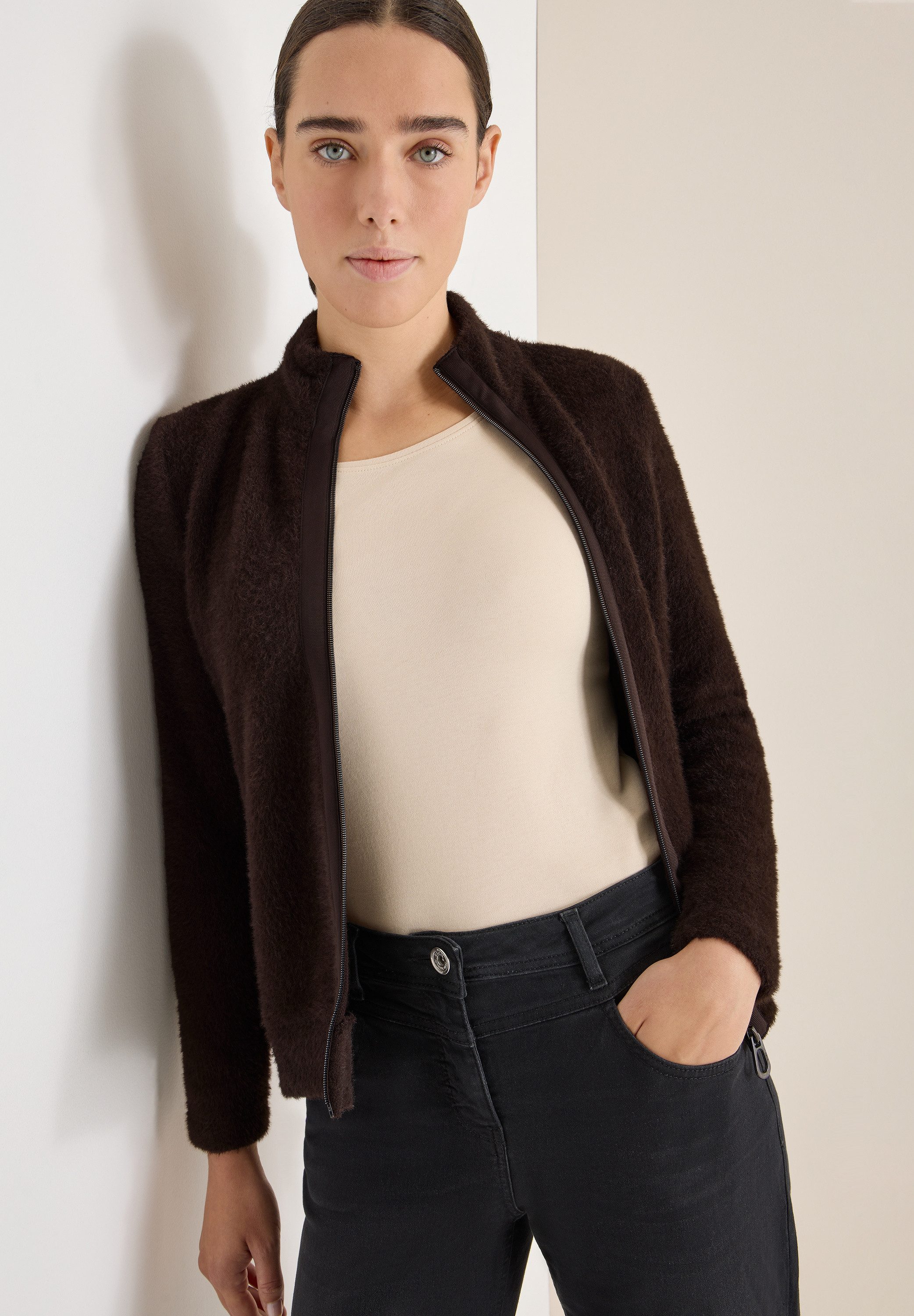 CECIL Strickjacke mit Taschen günstig online kaufen