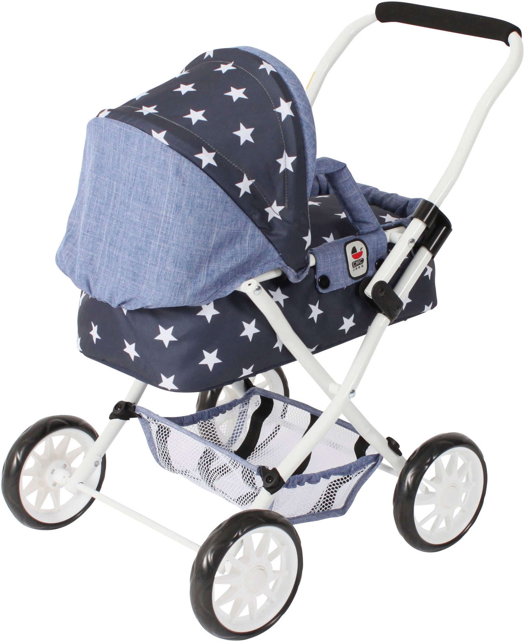 CHIC2000 Puppenwagen Smarty, Mini-Kuschelwagen, mit herausnehmbarer Tragetasche