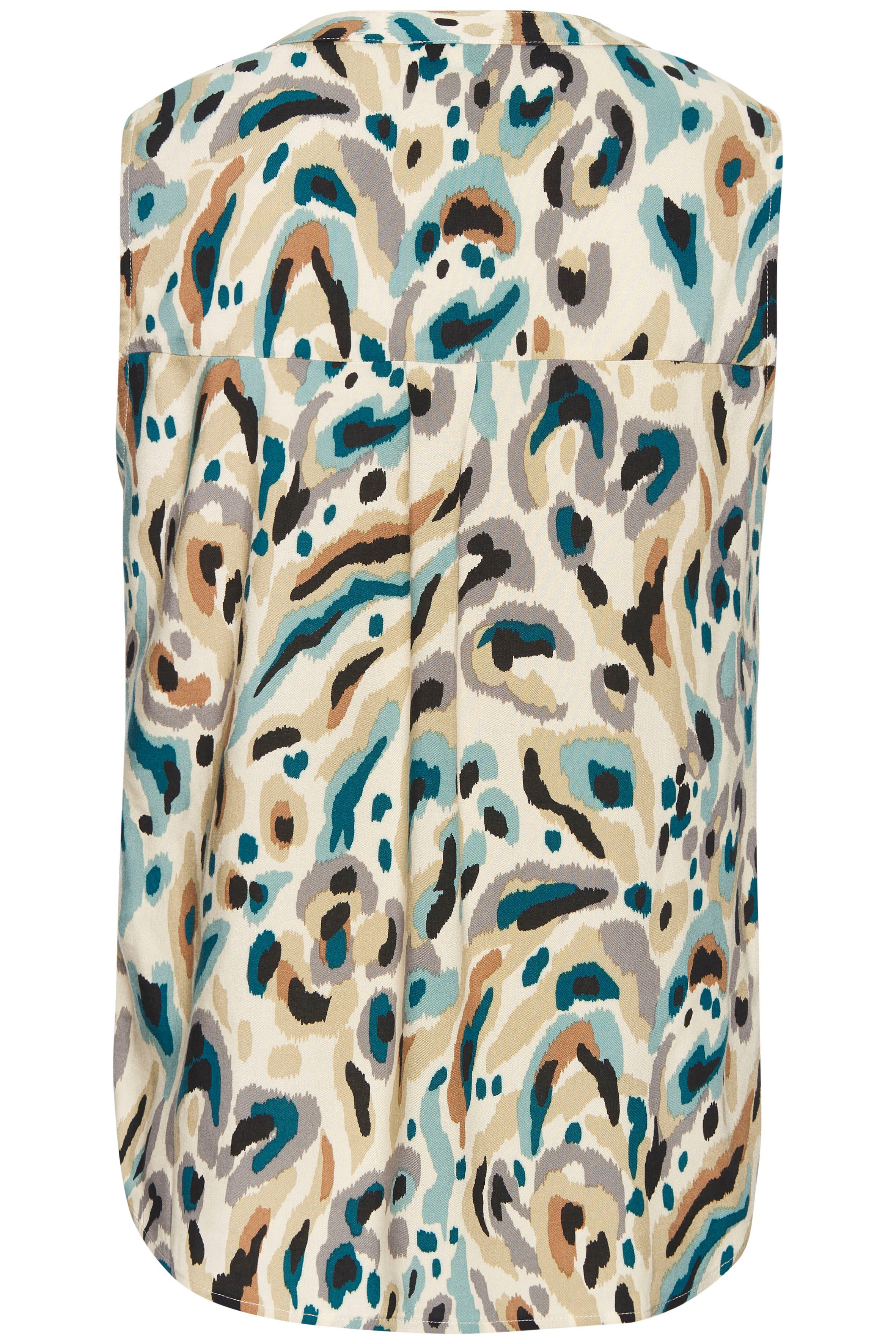 LASCANA Blusentop mit Alloverprint und V-Ausschnitt, Blusenshirt, casual günstig online kaufen