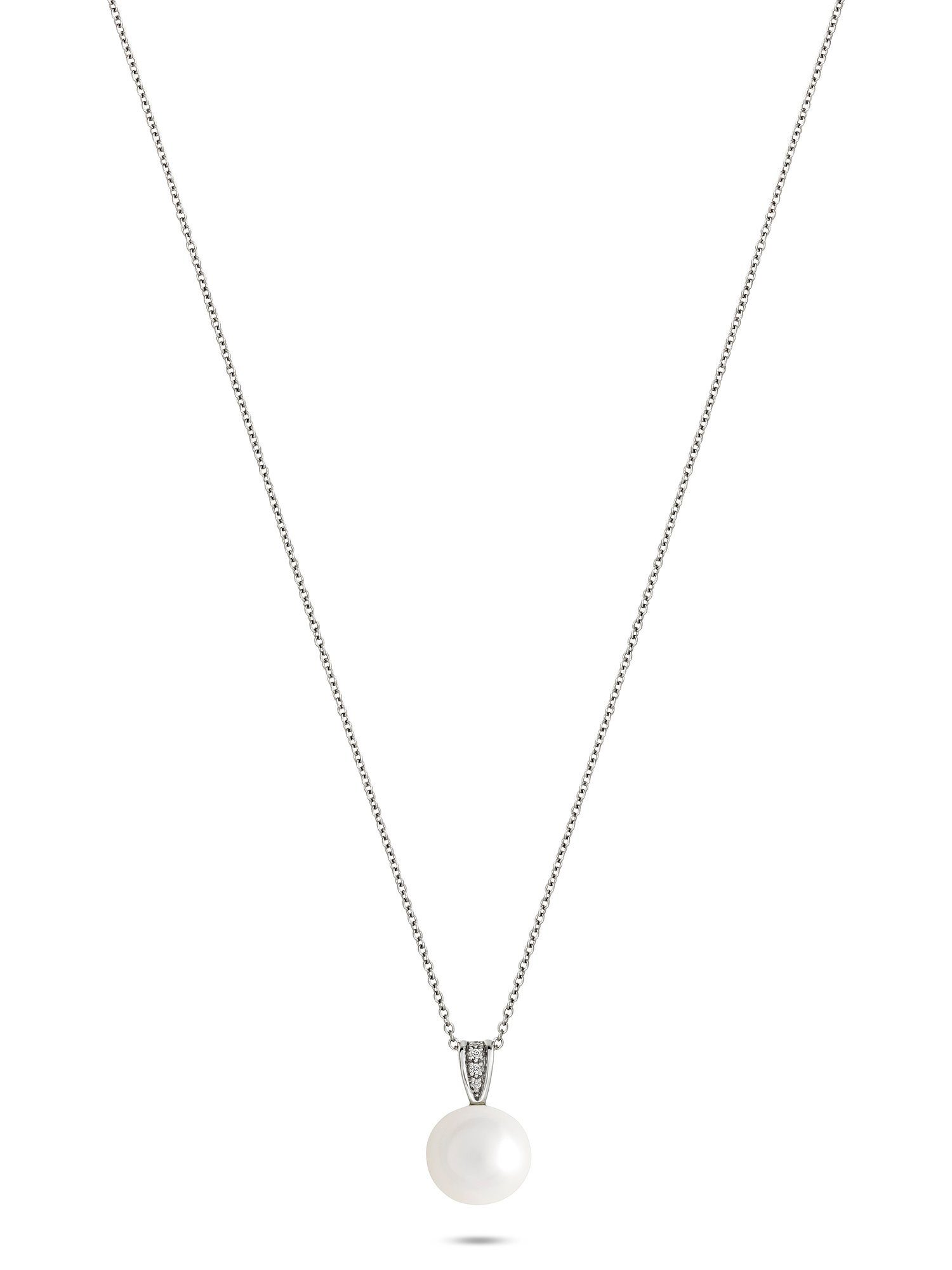 YAMOKO Collier YAMOKO Damen-Kette 585er Weißgold 1 Süßwasserperle