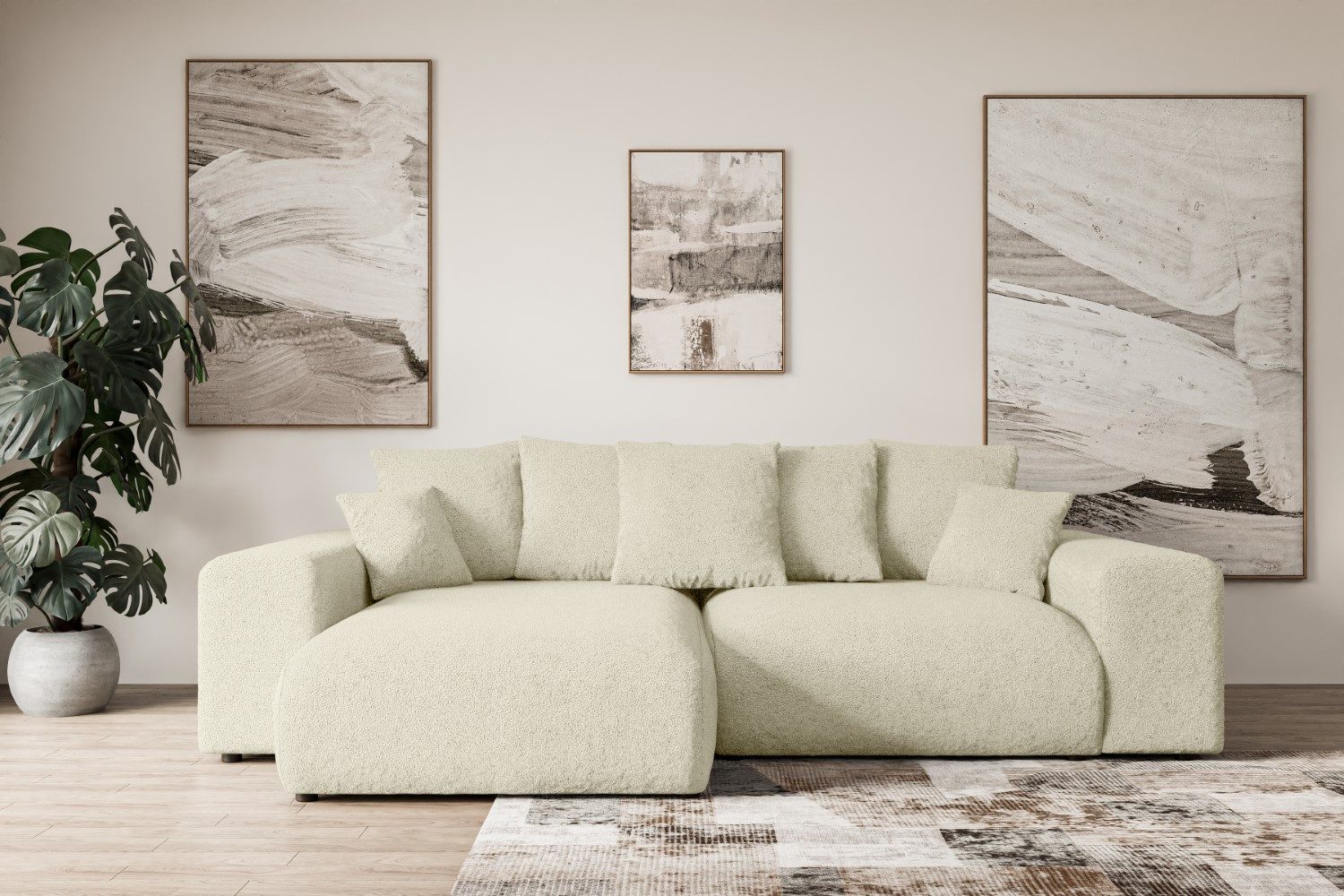 ALTDECOR Ecksofa ESKAR-L, Couch mit Schlaffunktion, günstig online kaufen