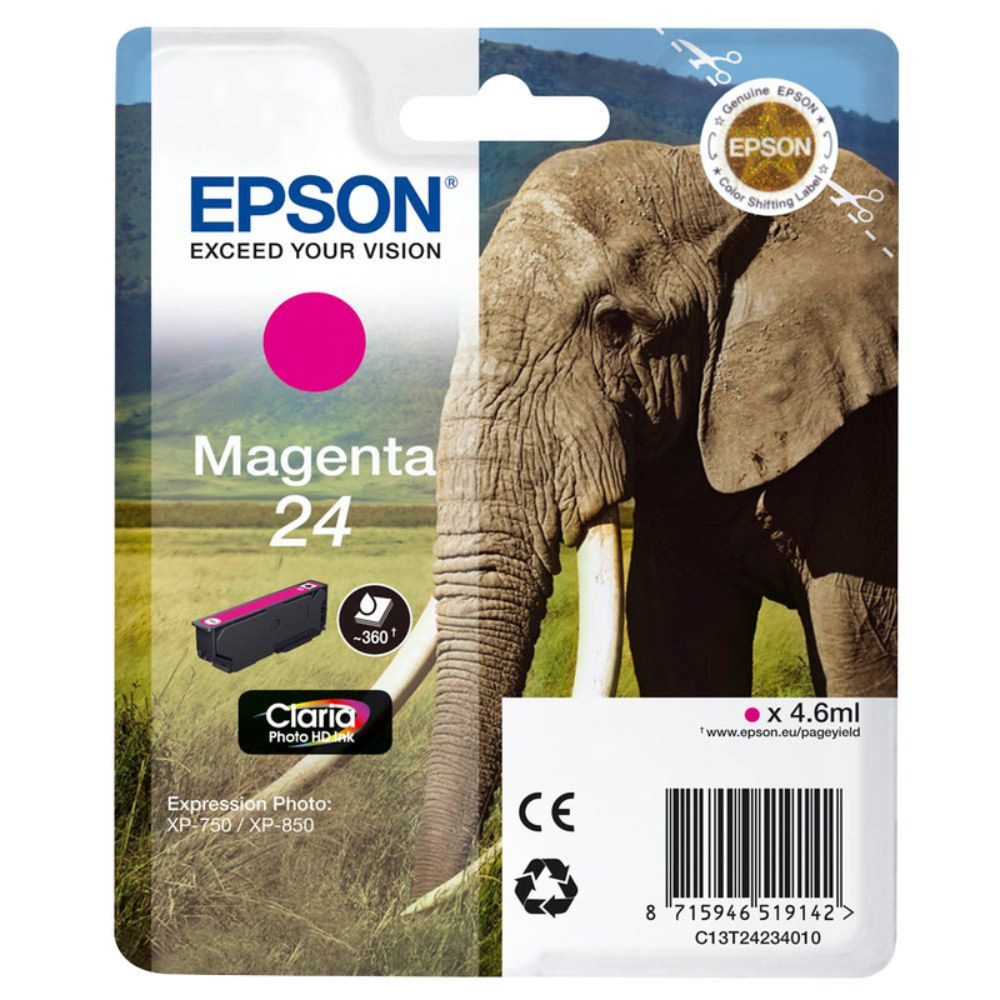 Epson 24 / C13T24234012 Tinte Magenta (1-tlg) Nachfülltinte (x)