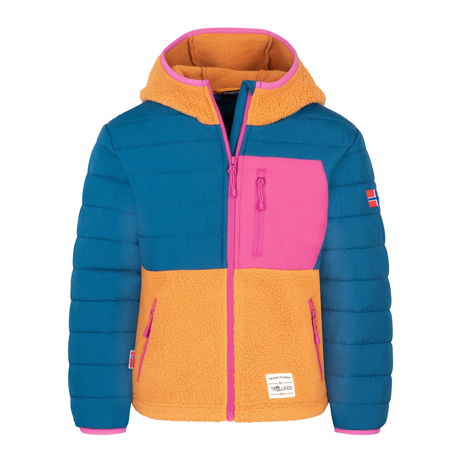 TROLLKIDS Hybridjacke Romsdalen Mit Reißverschlusstaschen
