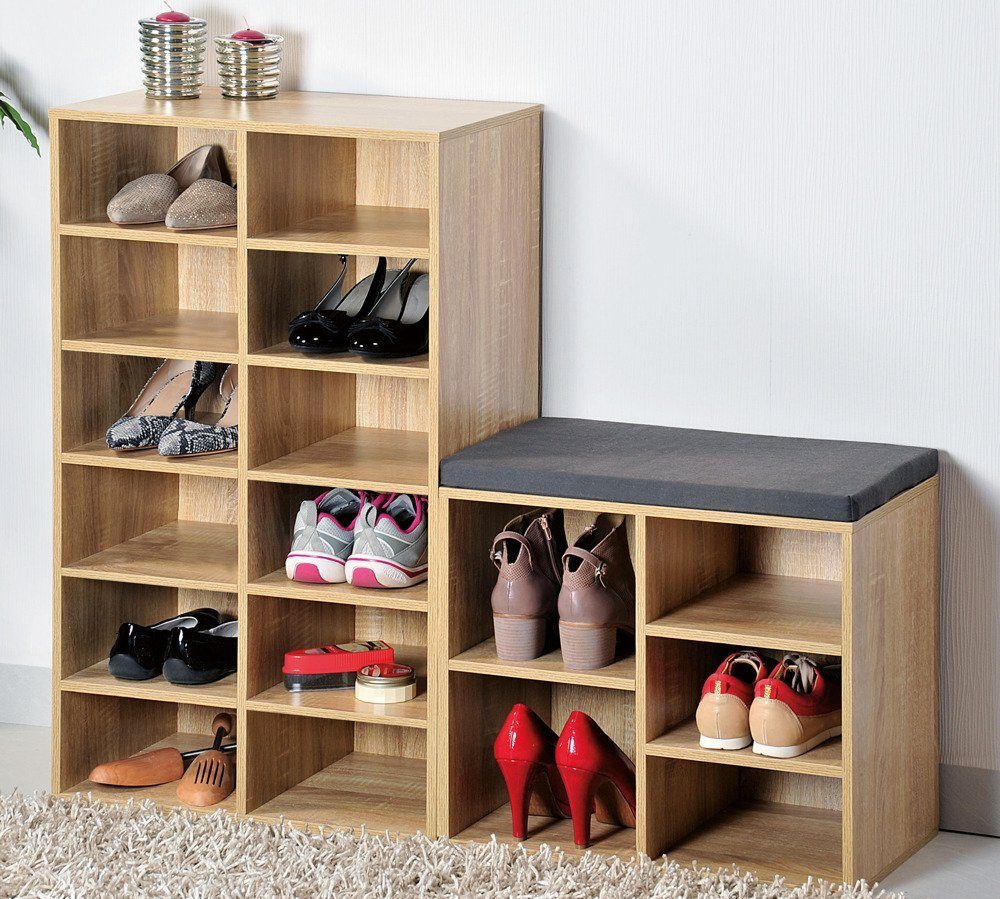 Kesper Schuhregal Schuhschrank für Flur, Holzkommode mit Sitz - Kesper günstig online kaufen