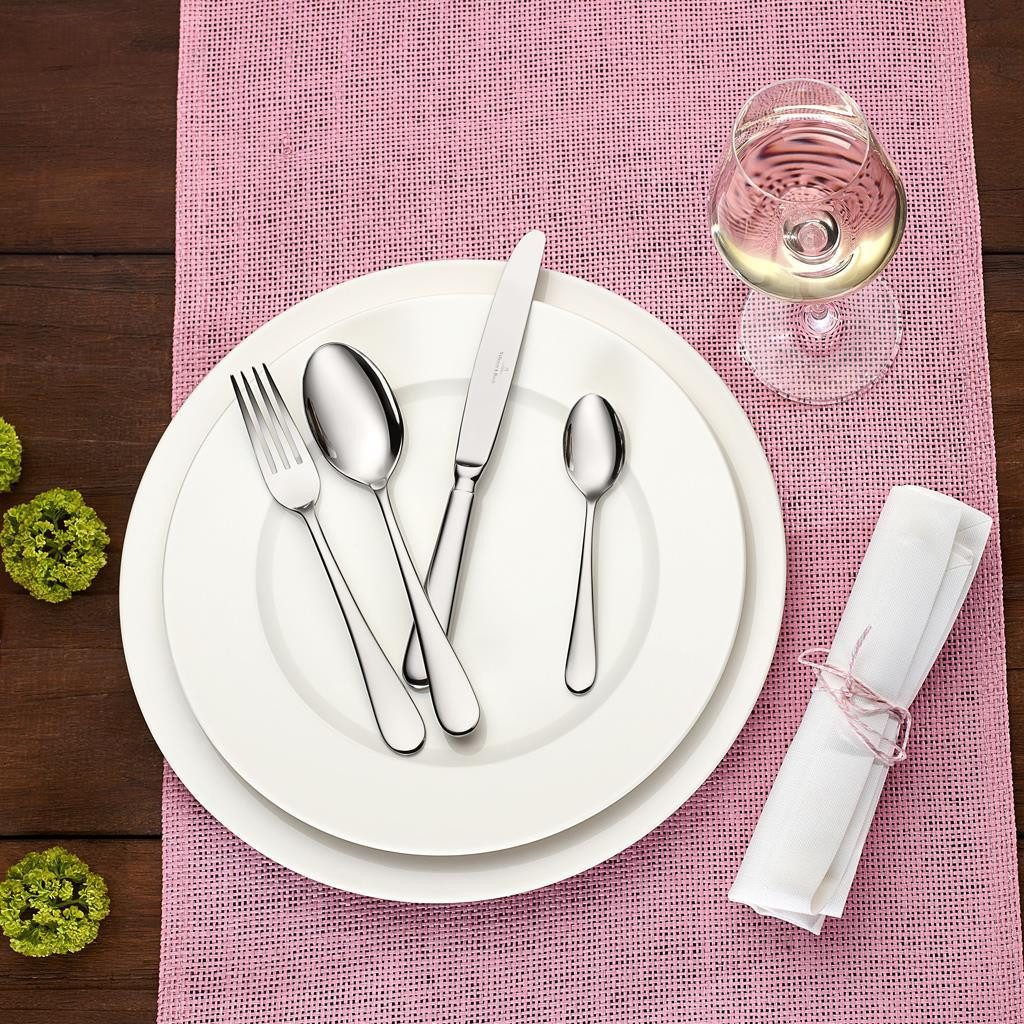Villeroy & Boch Besteck-Set Oscar Tafelbesteck 180er Set (180-tlg), Edelstahl, Spülmaschinenfest