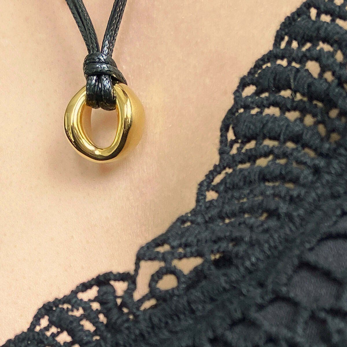 M&M Kette mit Anhänger Halskette Da... M&M Kette mit Anhänger Halskette Da...