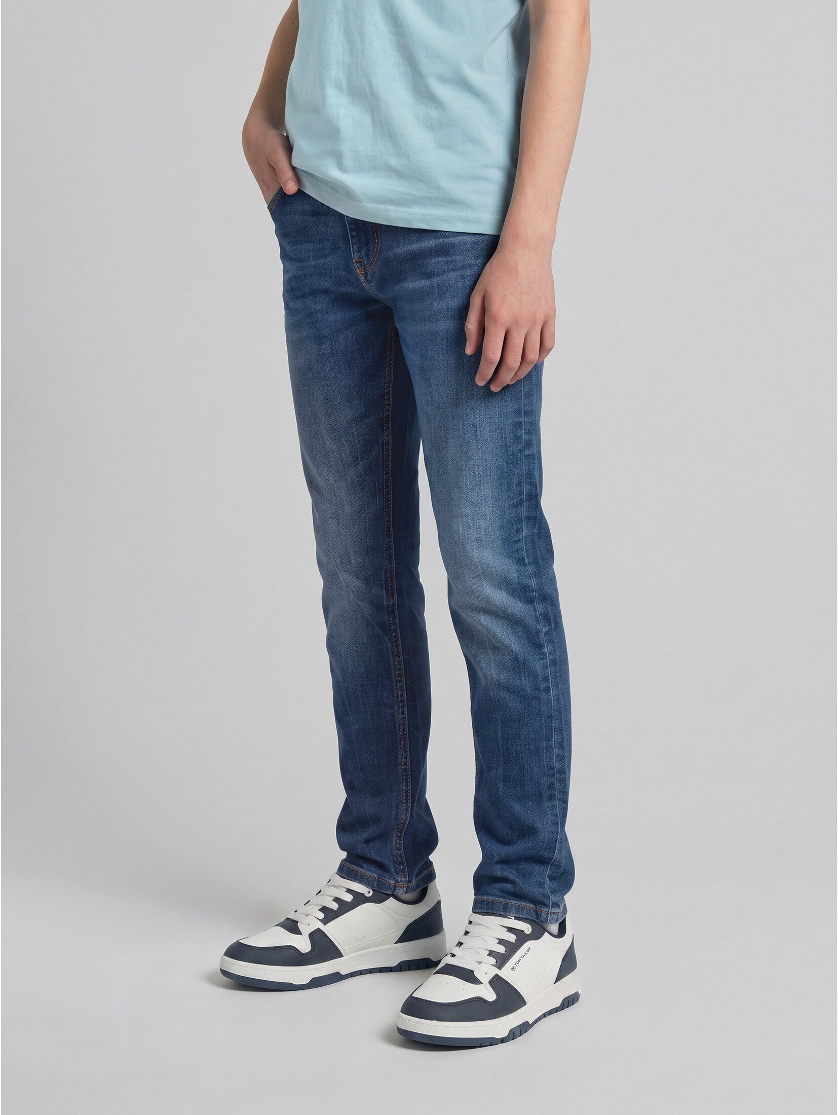 TOM TAILOR Slim-fit-Jeans Jeanshosen JOHN SLIM Jeans mit Stretch