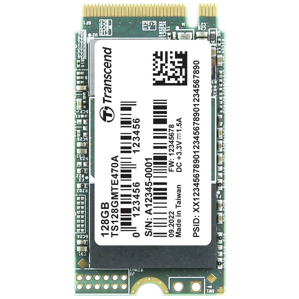 Transcend MTE470A M.2 2242 128GB TS128GMTE470A SSHD-Hybrid-Festplatte (128 GB), 3D NAND