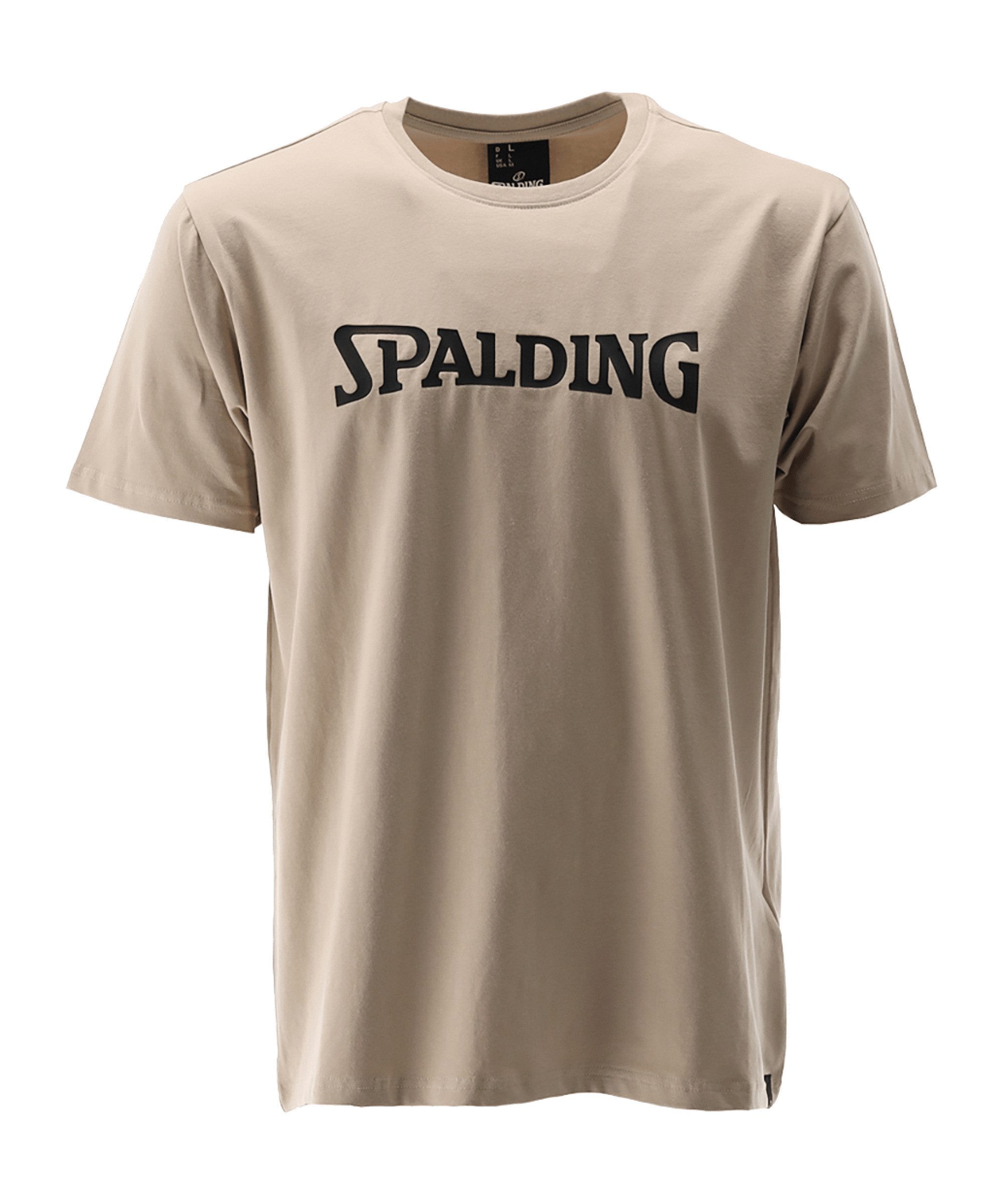 Spalding T-Shirt Spalding Logo SS23 T-Shirt Weiß Kurzarm-Shirts Polyester