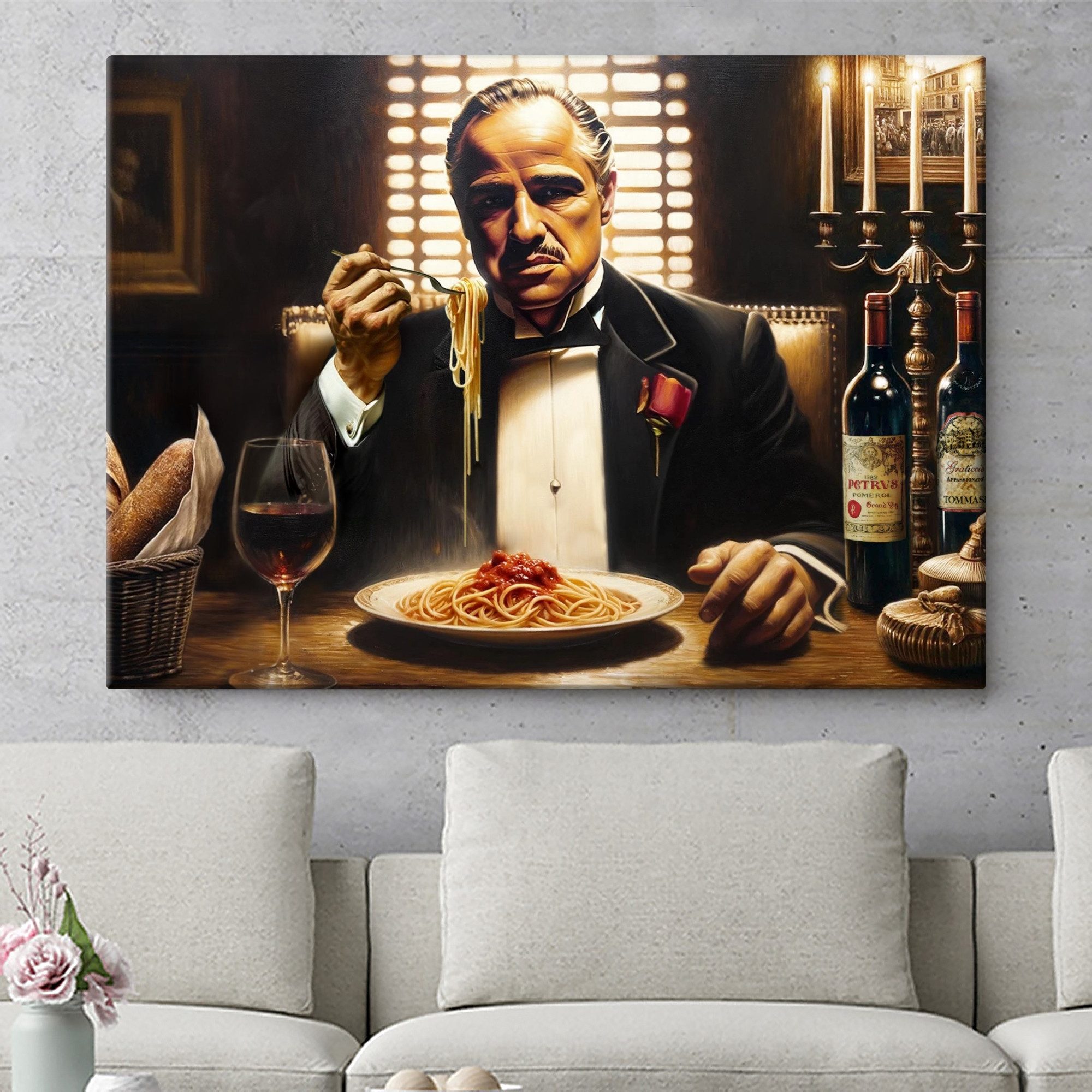 Artmazing Leinwandbild Family Recipe, XXL Leinwand 120x80, Poster & Kunstdrucke, Celebriti, Family Recipe