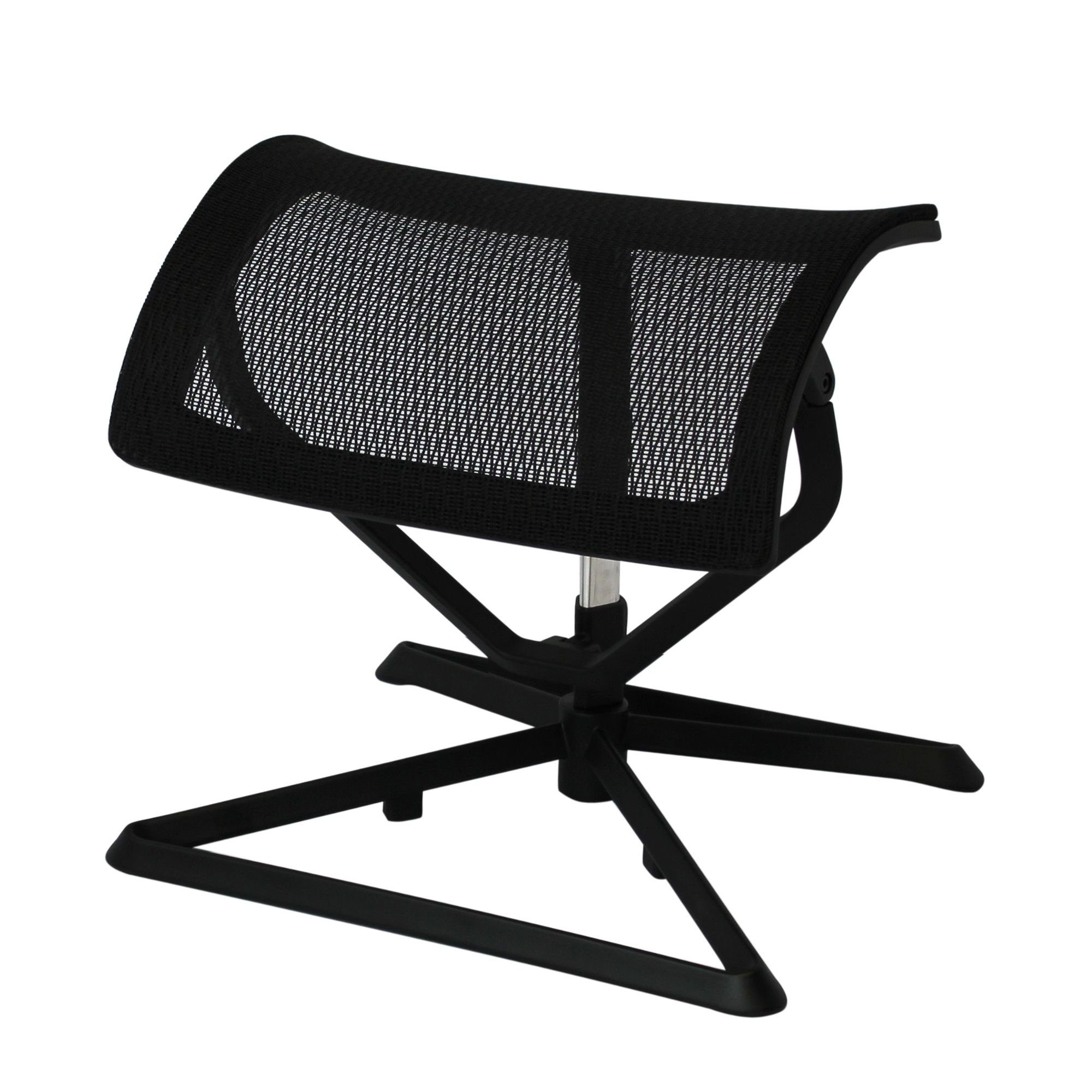 möbelando Fußhocker Fußauflage LEGpro OTTOMANN Beinauflage Stoffbezug für Büro Fußablage, 33 x 46 x 43 cm (B/H/L)