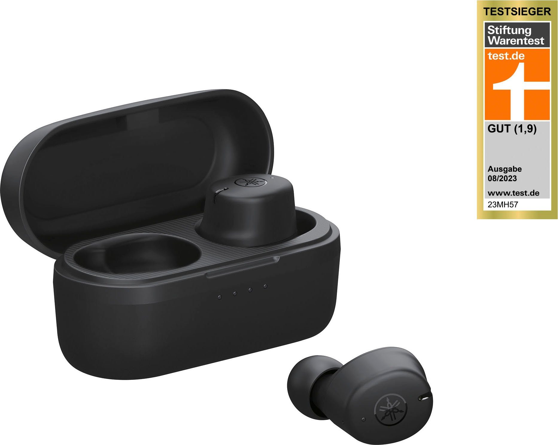 Yamaha TW-E3C In-Ear-Kopfhörer (Clear Voice Call, Gaming Modus, Ambient Sound, Listening Care) schwarz
