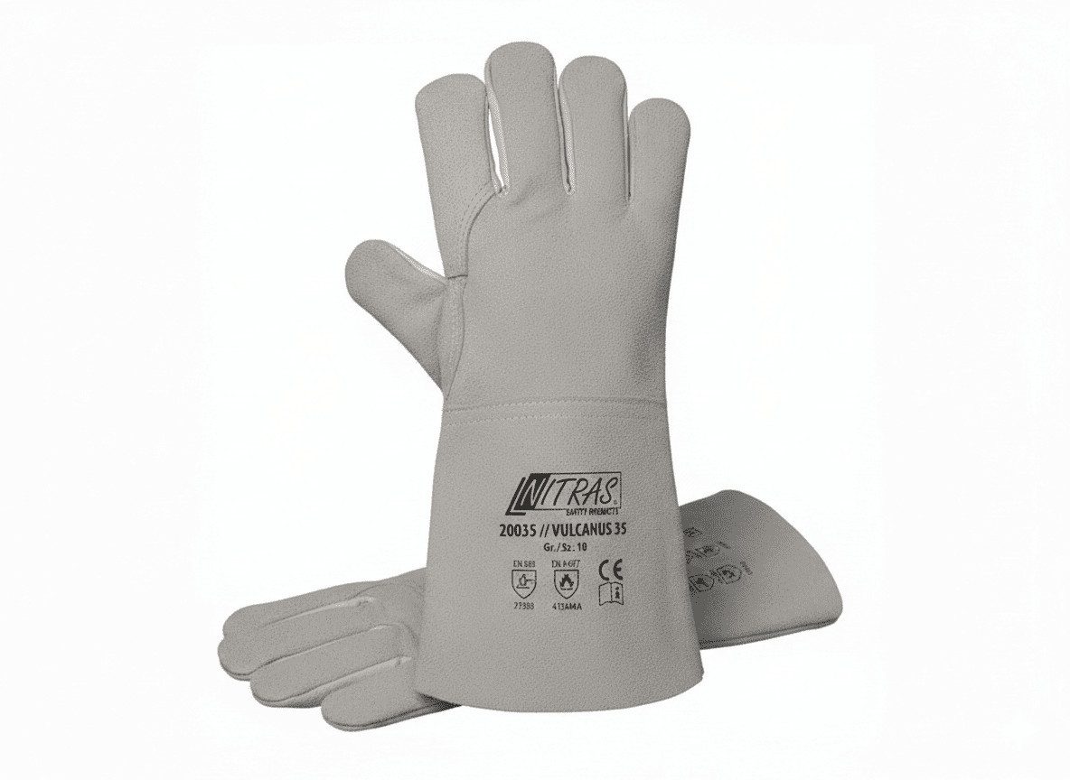 Nitras Schweißerhandschuhe Vulcanus 35 5-Finger Gr. 10 (XXL)
