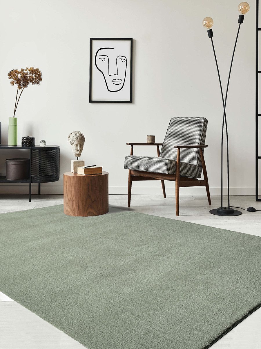 the carpet Teppich Relax, rechteckig, Höhe: 16 mm, waschbarer Wohnzimmer Teppich modern rutschfest, Kundenliebling