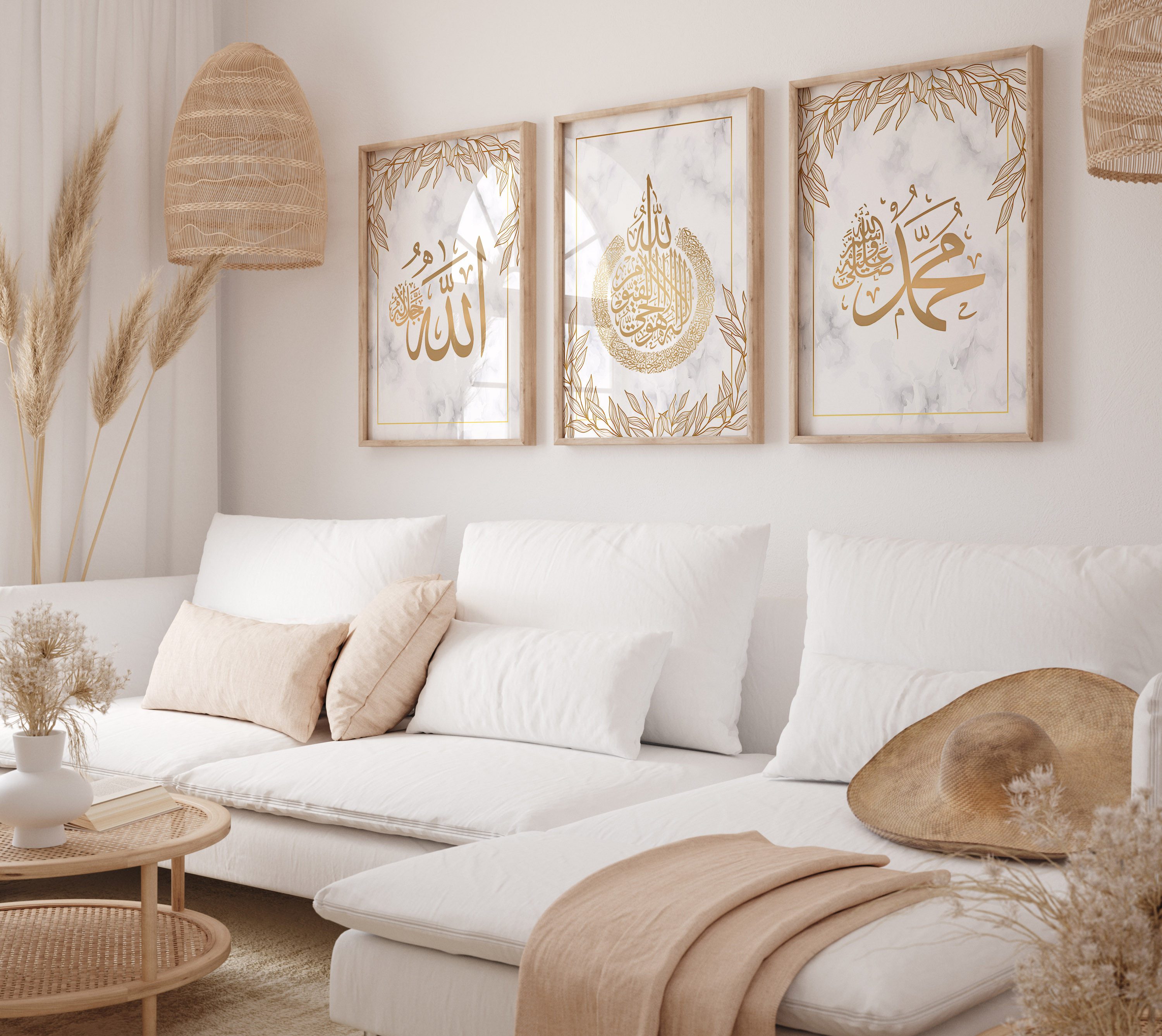 WANDKIND Poster Allah & Muhammad Set Premium IP719, Islamische Poster