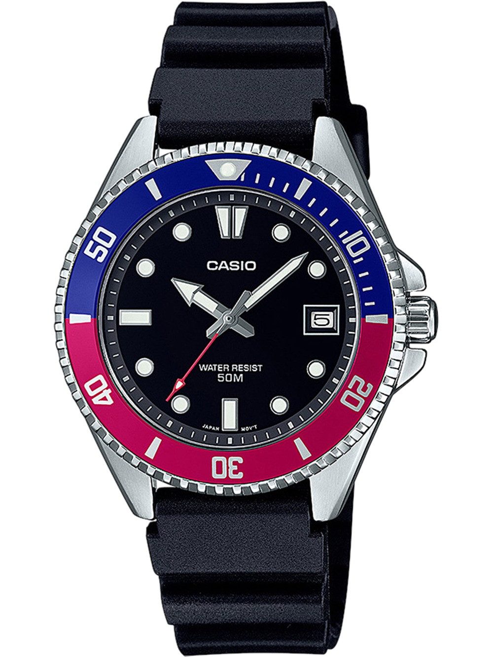 CASIO Quarzuhr Casio MDV-10-1A2VEF Herrenuhr Timeless collection 38mm 5ATM Casio MDV-10-1A2VEF Herrenuhr Timeless collection 38mm 5ATM