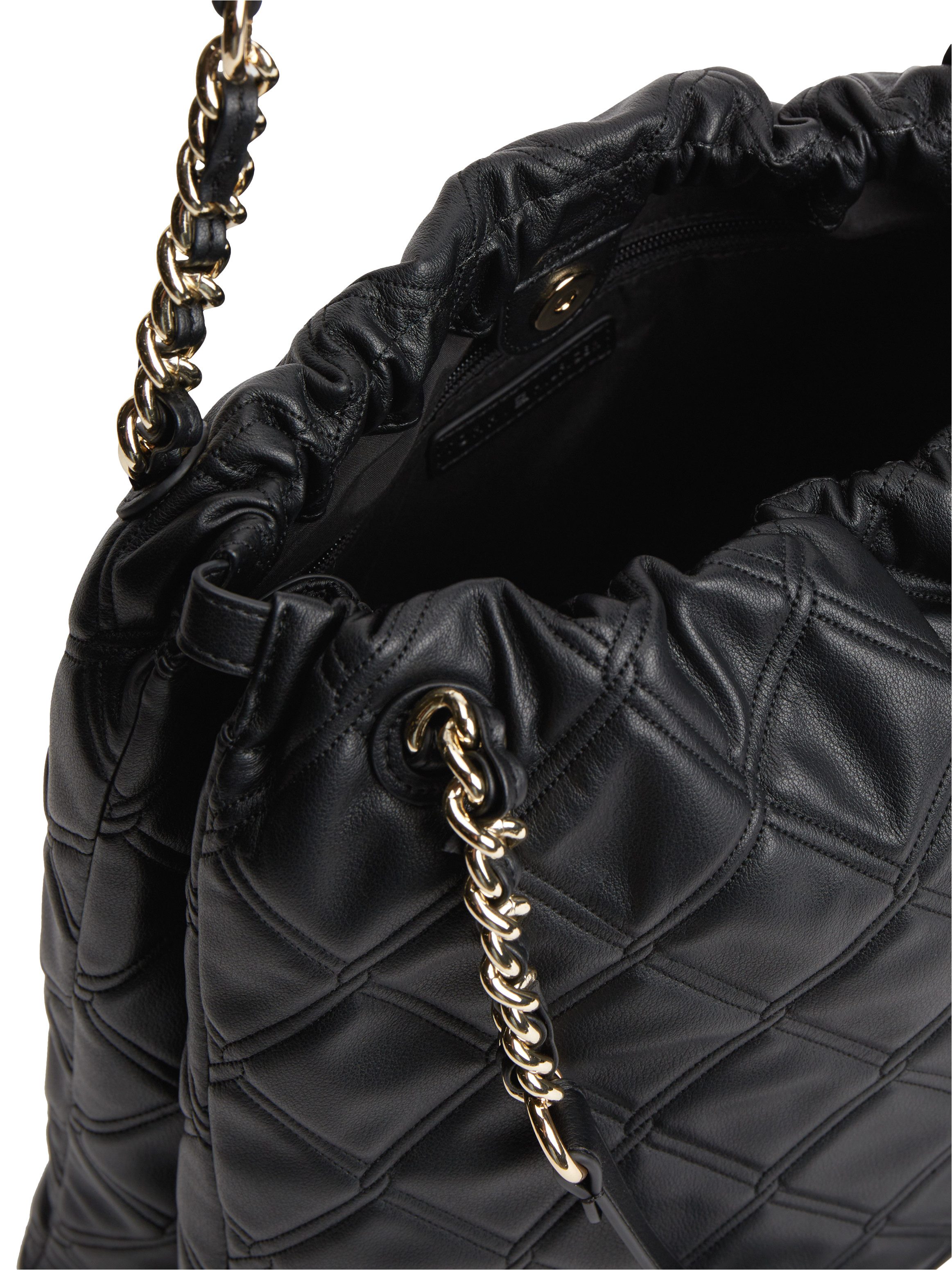 Tommy Hilfiger Tragetasche TH FEMININE TOTE, Damen Umhängetasche, Schultertasche, Handtasche mit Ziersteppung – Bild 5 von 5