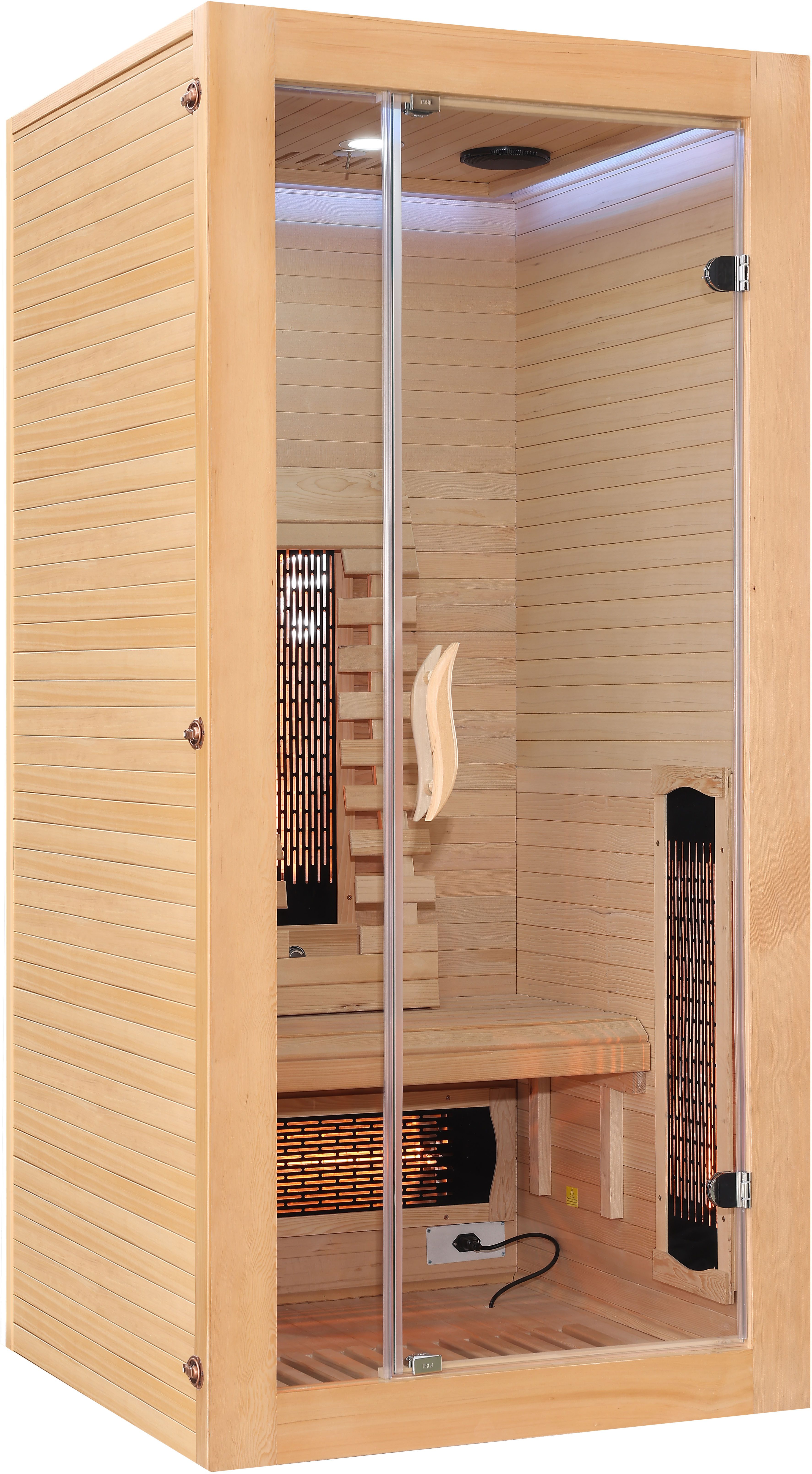 Sanotechnik Infrarotkabine MALMÖ 1, BxTxH: 90 x 190 x 90 cm, für 1 Person