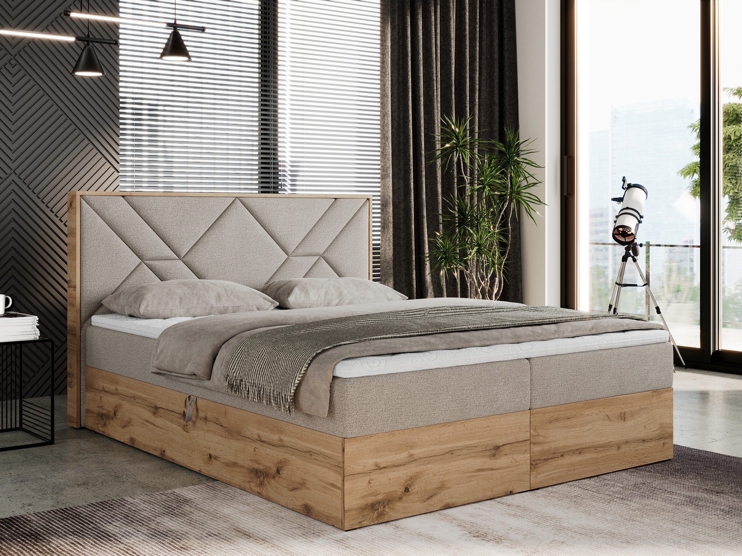 MKS MÖBEL Boxspringbett GUNAR (Set, Packung, günstig online kaufen