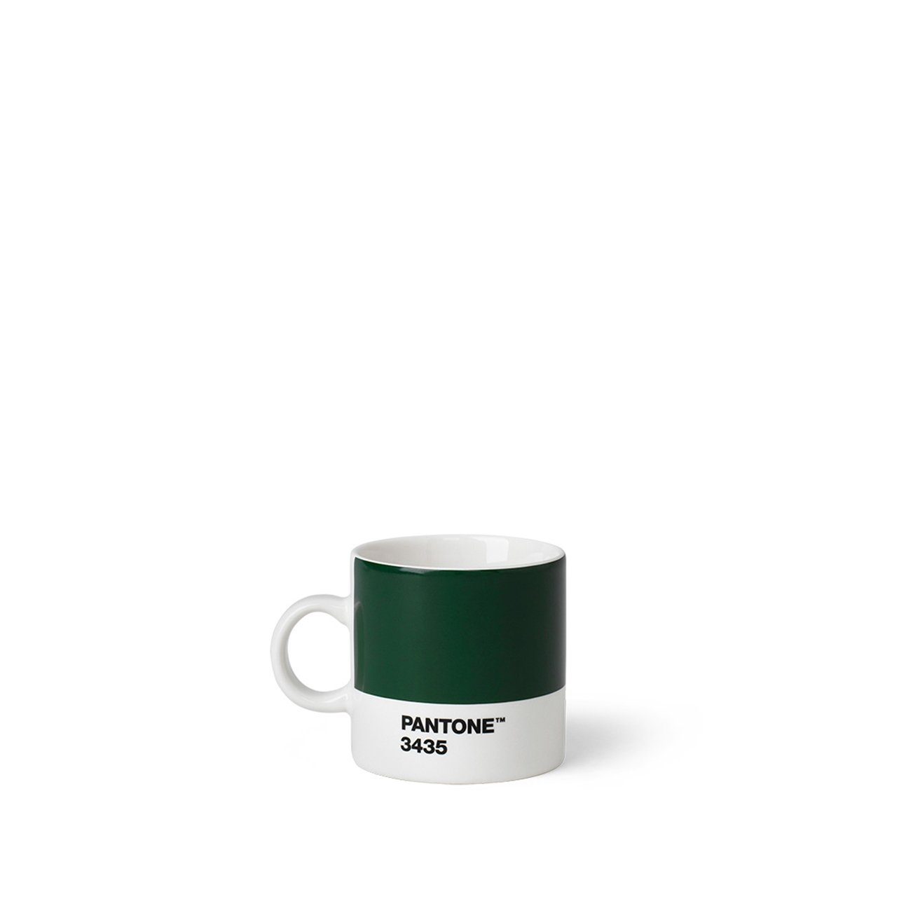 PANTONE Kaffeeservice, Fine Bone, PANTONE Porzellan Espressotasse, dickwandig, spülmaschinenfest, 120ml