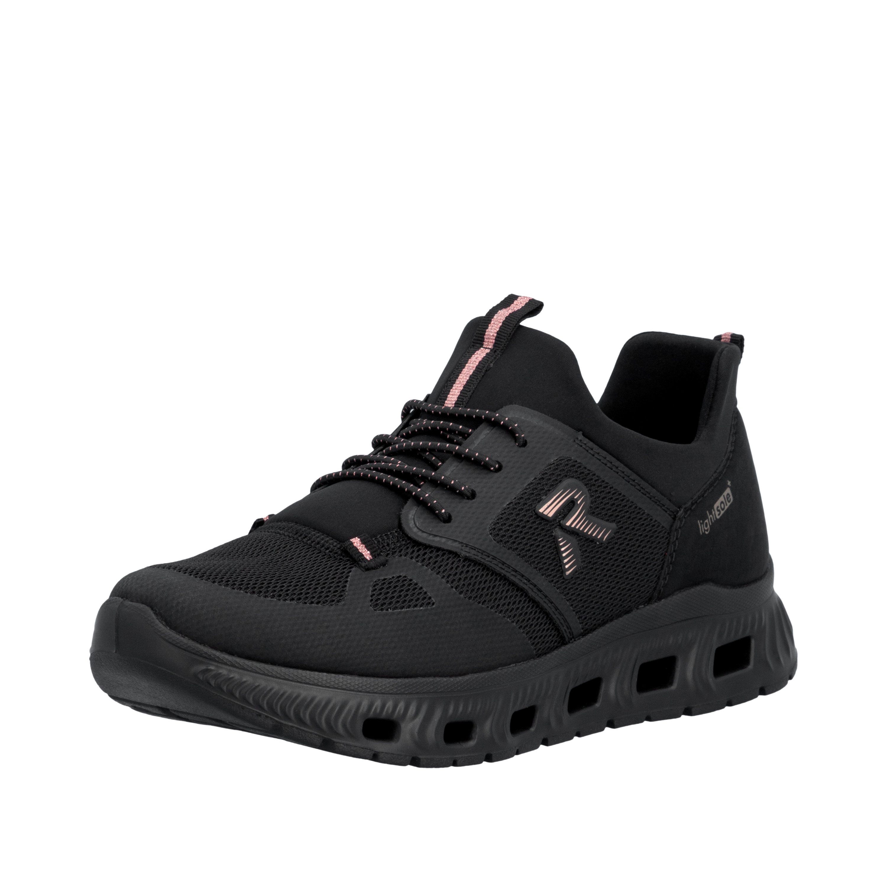Rieker Slip-On Sneaker Slipper, Freizeitsneaker, Halbschuh mit MemoSoft- Innensohle