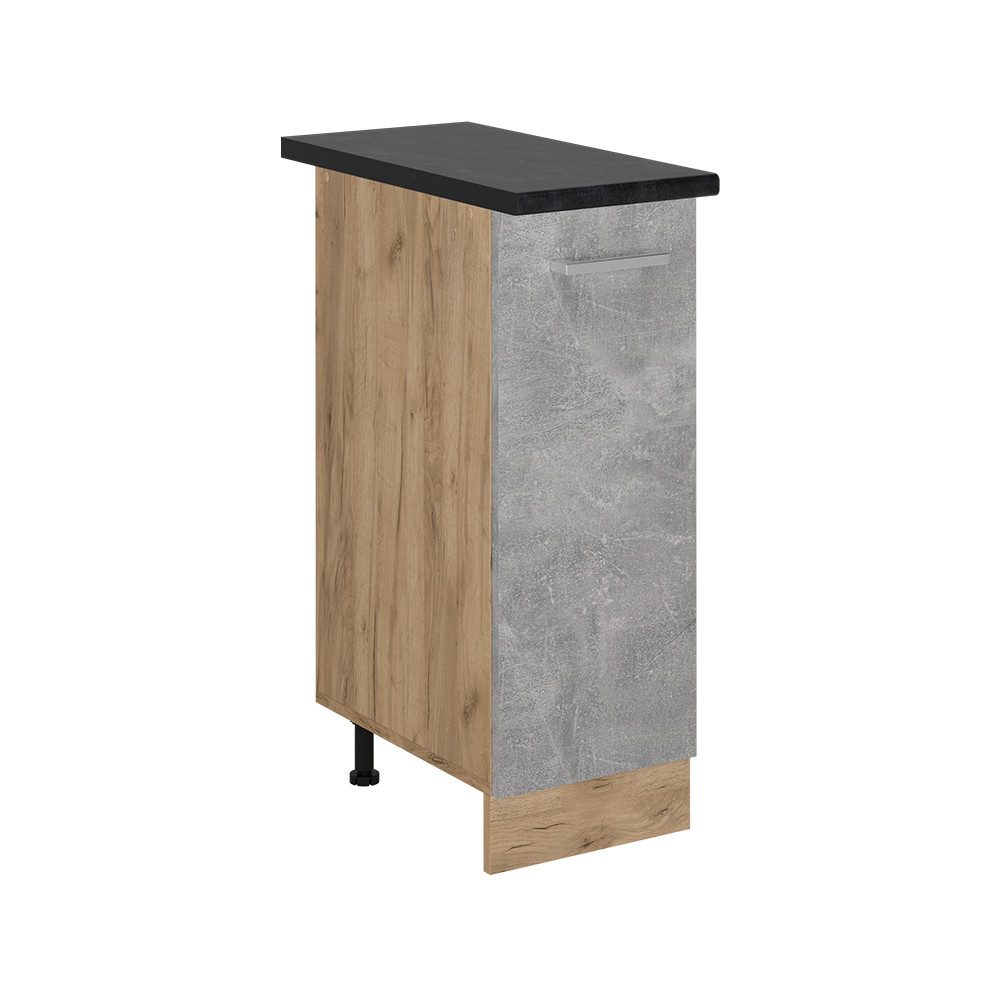 Vicco Apothekerschrank R-Line, Beton/Goldkraft Eiche, 30 günstig online kaufen
