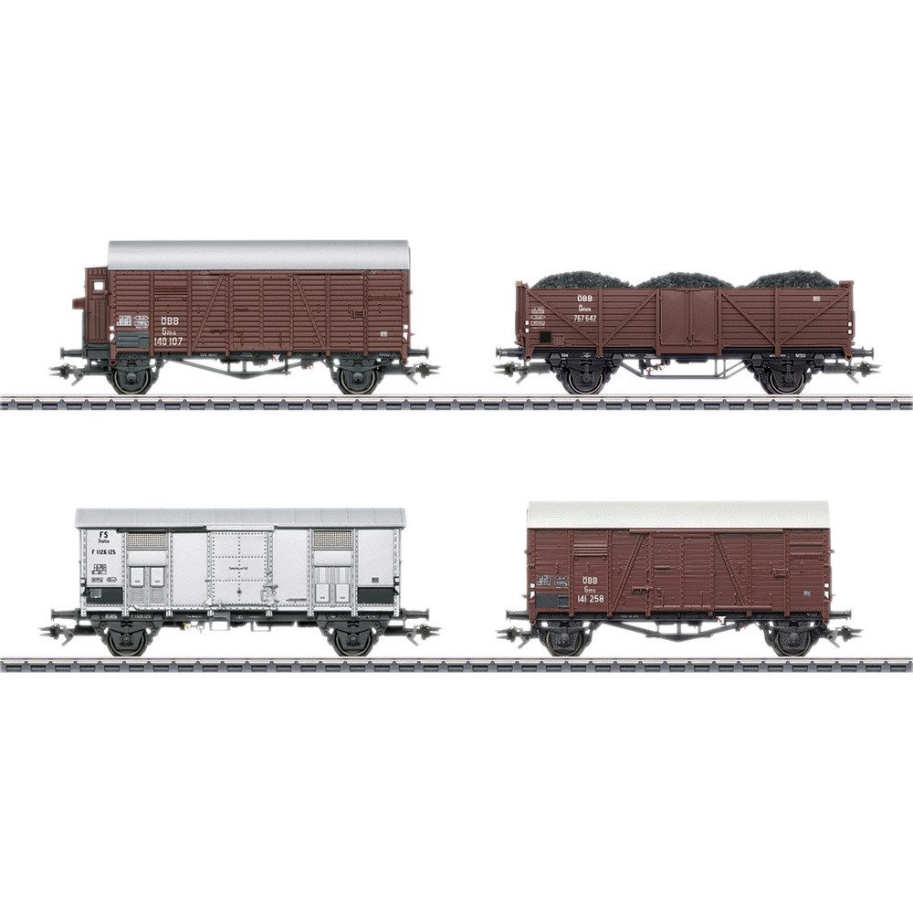 Märklin Güterwagen Märklin 46564 H0 4er-Wagen-Set zur BR 52 der ÖBB