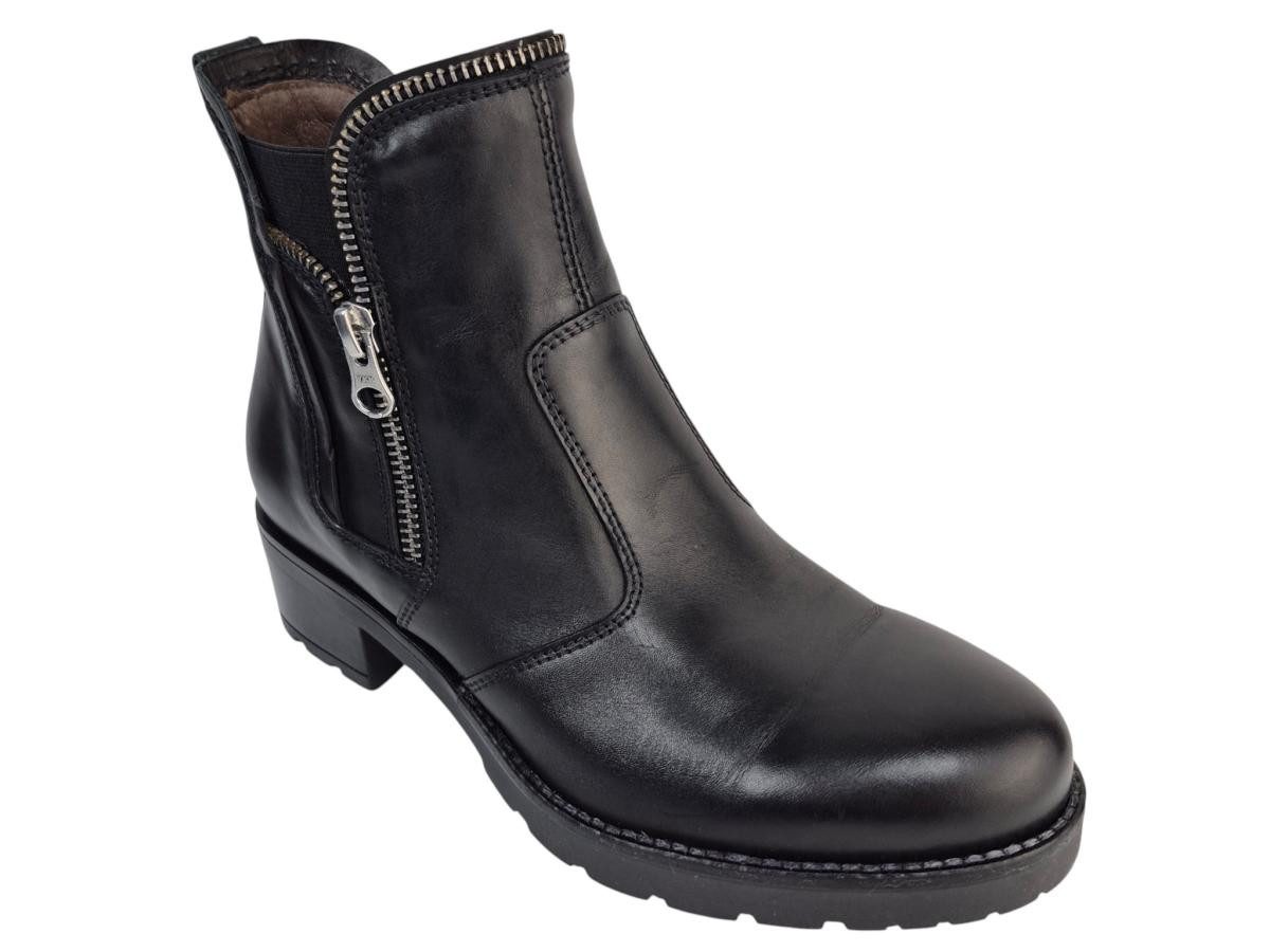 Nero Giardini Leder schwarz Stiefelette