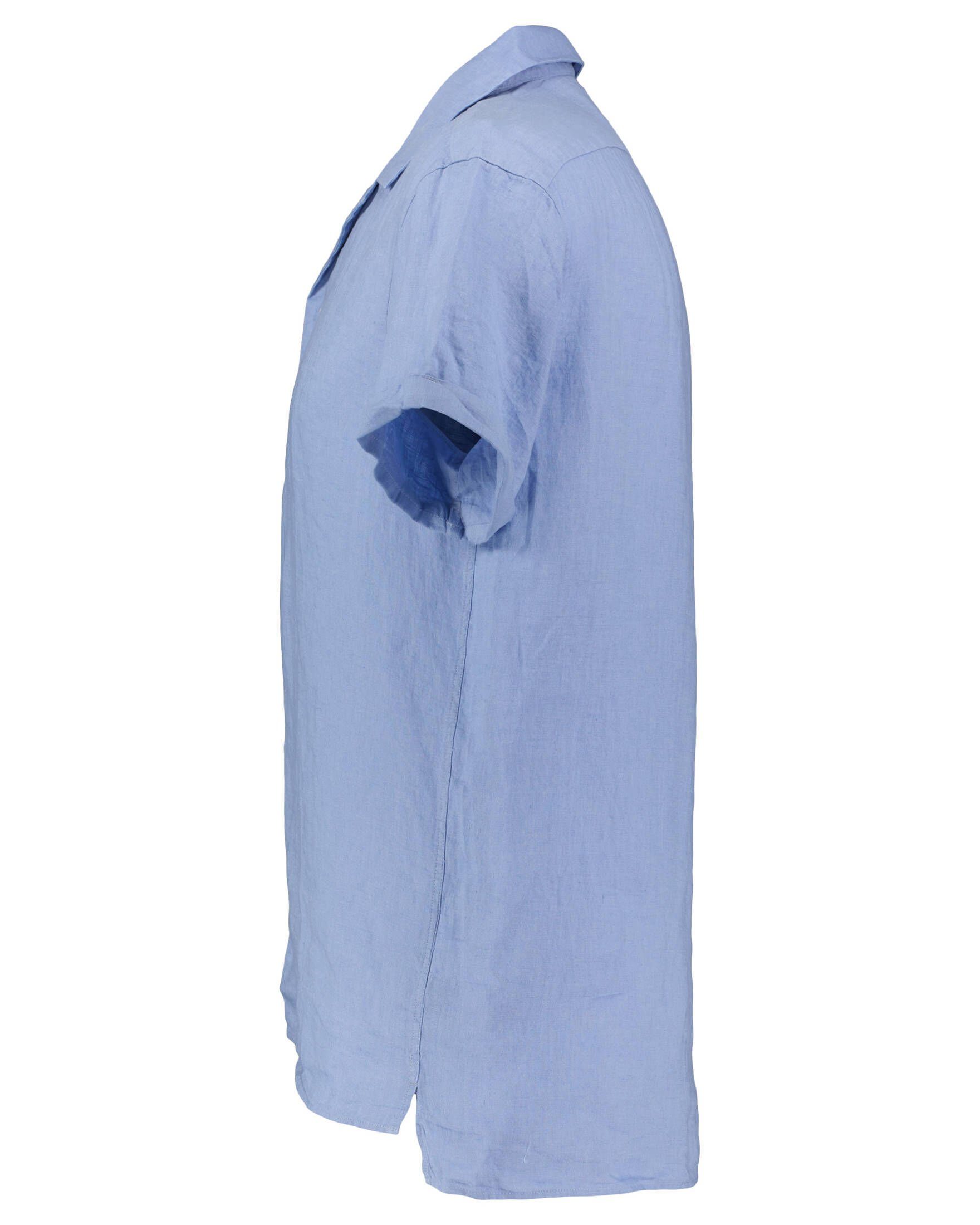 Drykorn Langarmhemd Herren Leinenhemd BIJAN (1-tlg) Classic bleu Fit (50) Kurzarm