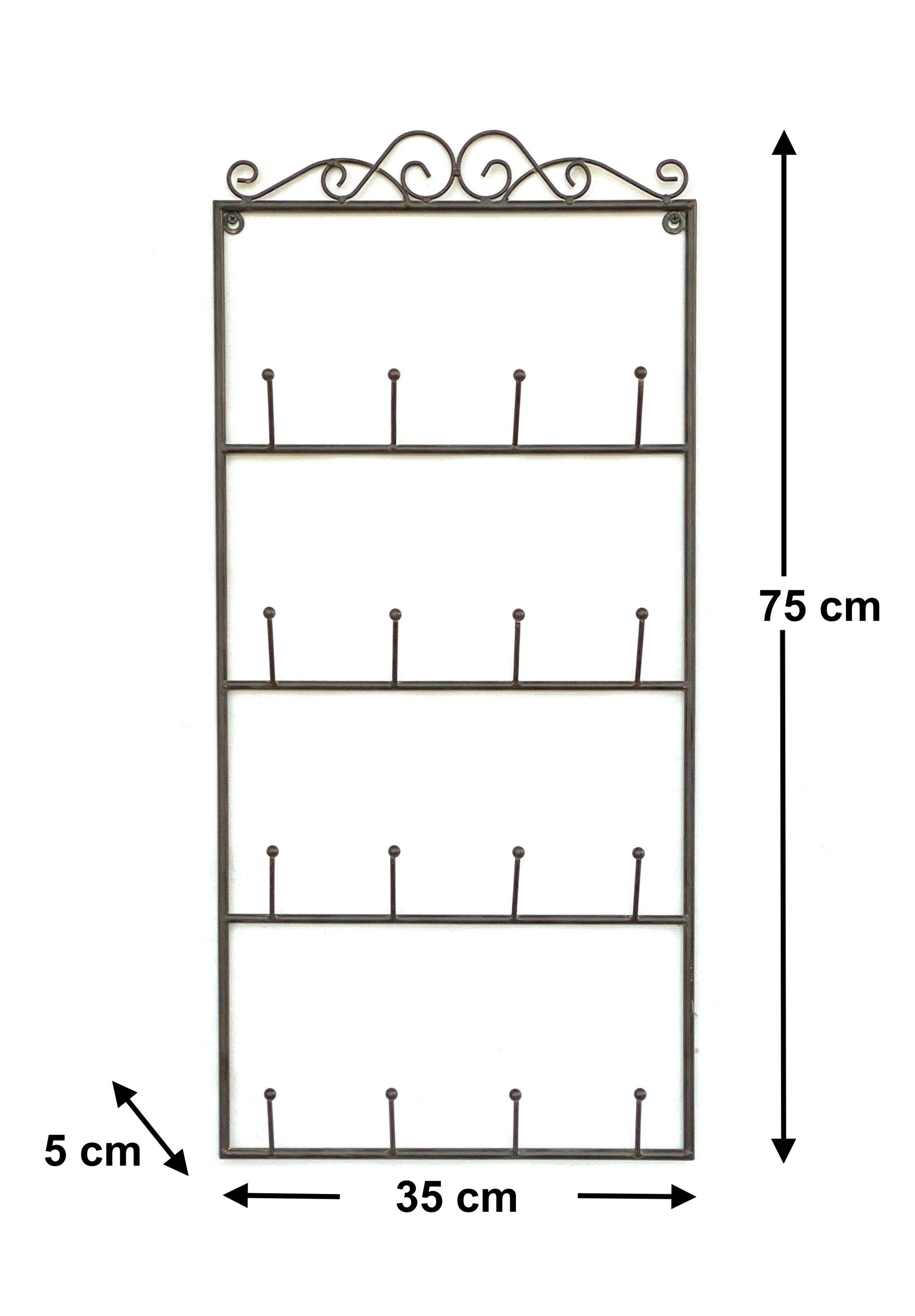 DanDiBo Gläserhalter Tassenhalter Wand Metall Hakenleiste günstig online kaufen