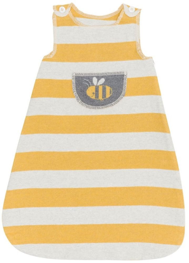 DAVID FUSSENEGGER Babyschlafsack Juwel 'Biene' 70 cm - ca. bis 1 Jahr Senf - Gelb