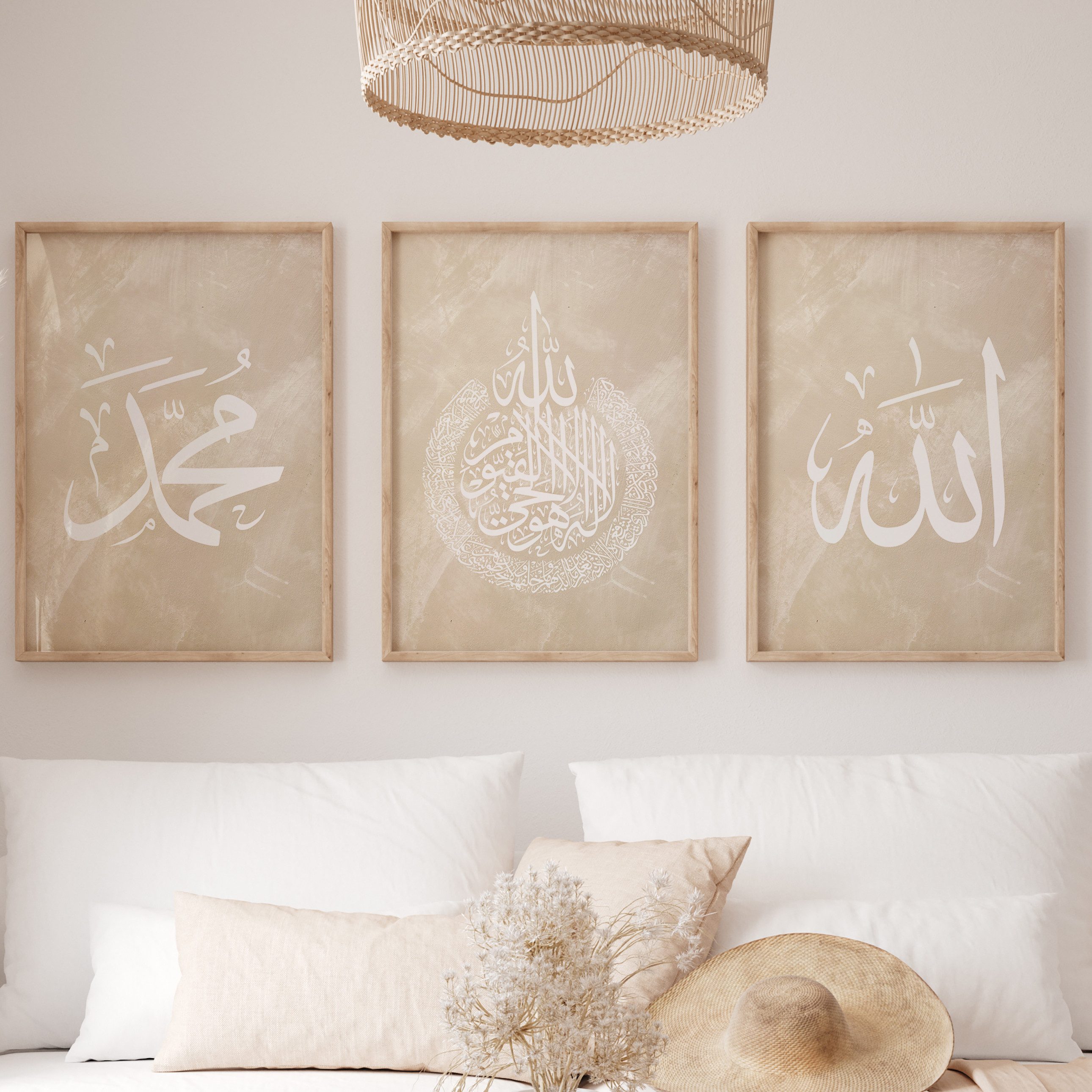 WANDKIND Poster Islam Set Premium IP702, Islamisches Poster