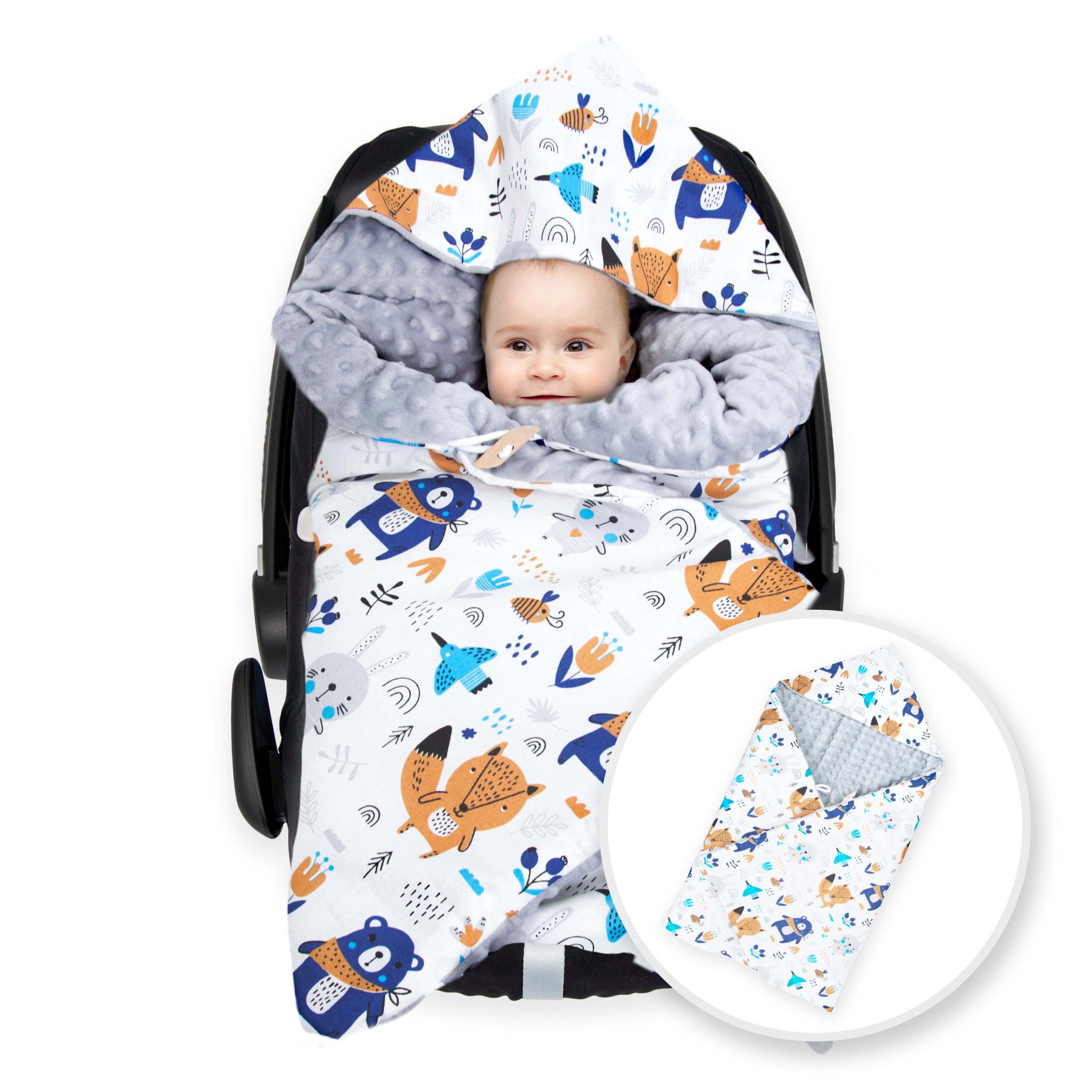 Einschlagdecke Babyschale - Kuscheldecke - Decke günstig online kaufen