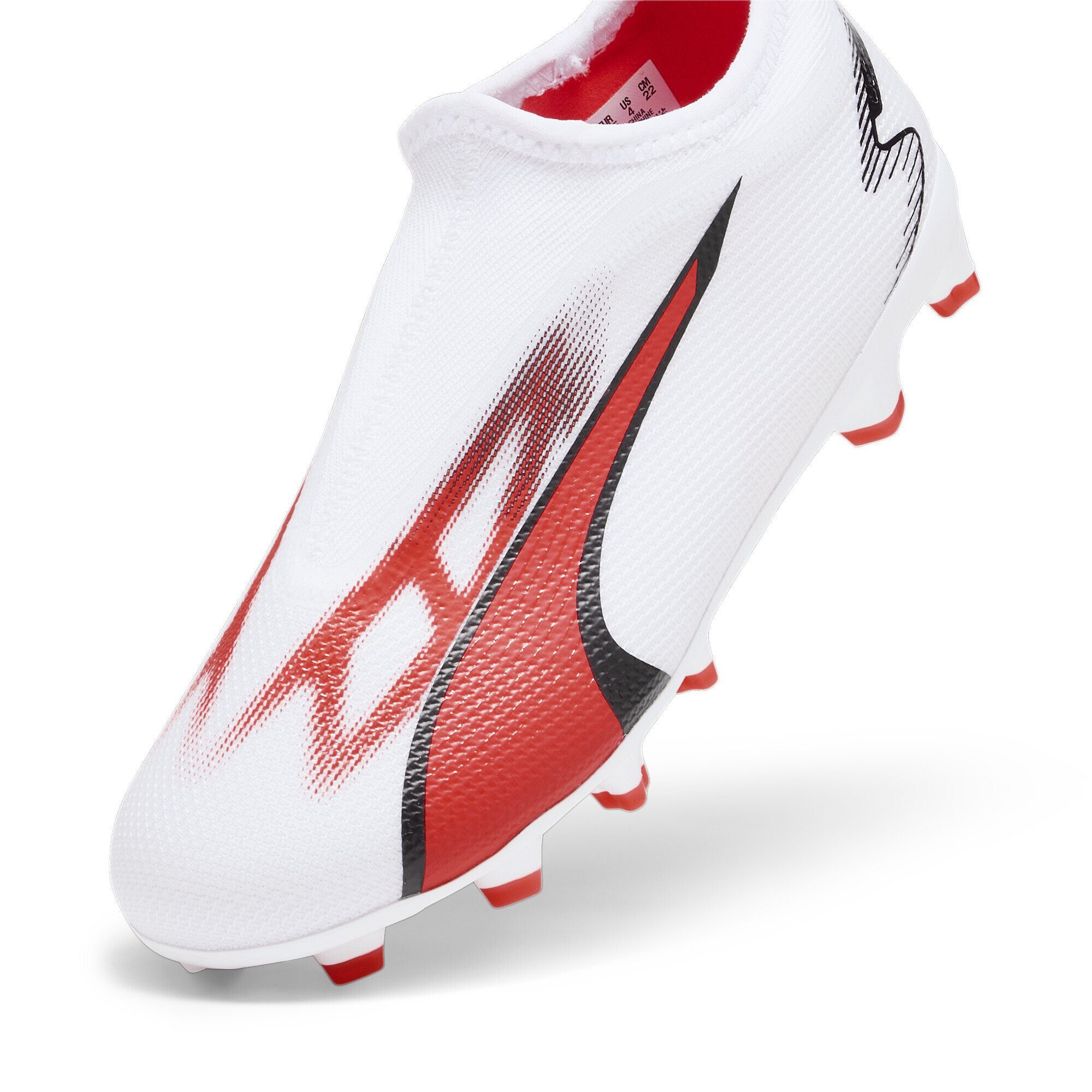 PUMA ULTRA Fußballschuhe LL Black Jugendliche Fire Red MATCH Orchid Fußballschuh White FG/AG