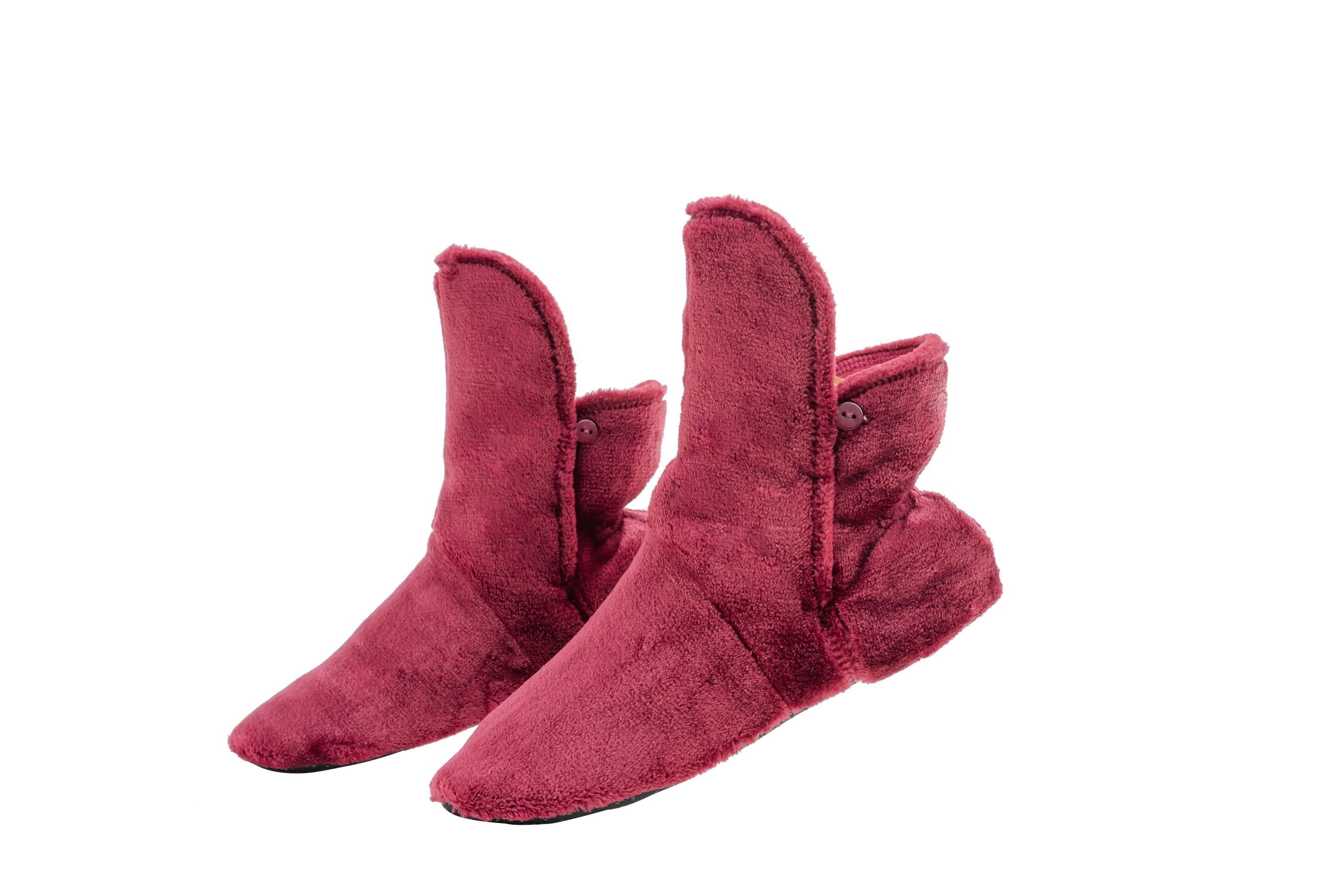 RAIKOU Klassische Hausschuhe Damen Herren rutschfester Sohle Hüttenschuhe Hausschuh (Set) flauschig