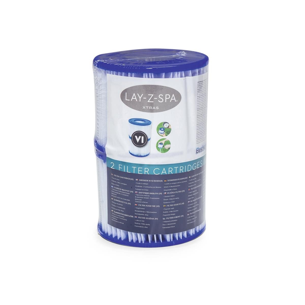 Bestway Filter-Set Bestway 60311 - Lay-Z-Spar™ Filter Gr.VI, Doppelpack (4 Filter)