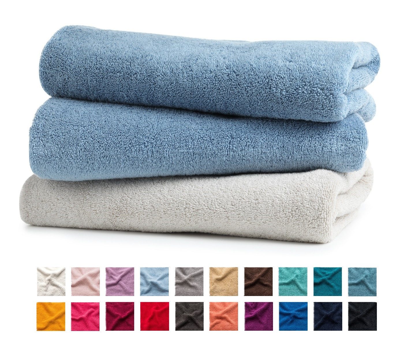 MatratzenL.A.B® Duschtücher 70x140 cm 500 g/m² günstig online kaufen