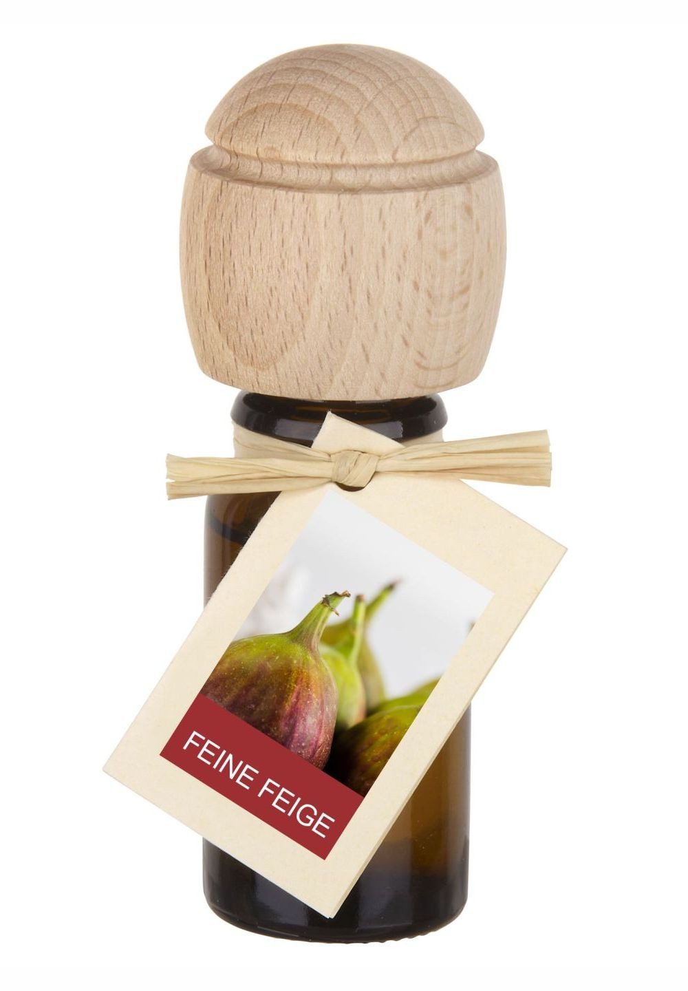 Traumduft-Manufaktur Duftöl Feine Feige (1-St), Piccolino Duftöl Raumduft mit Buchenholzkopf Parfümöl 10 ml