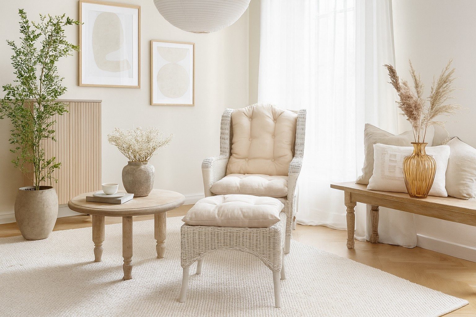 moebel-direkt-online Ohrensessel Samuel (Spar-Set, Sessel mit Hocker, inklu günstig online kaufen