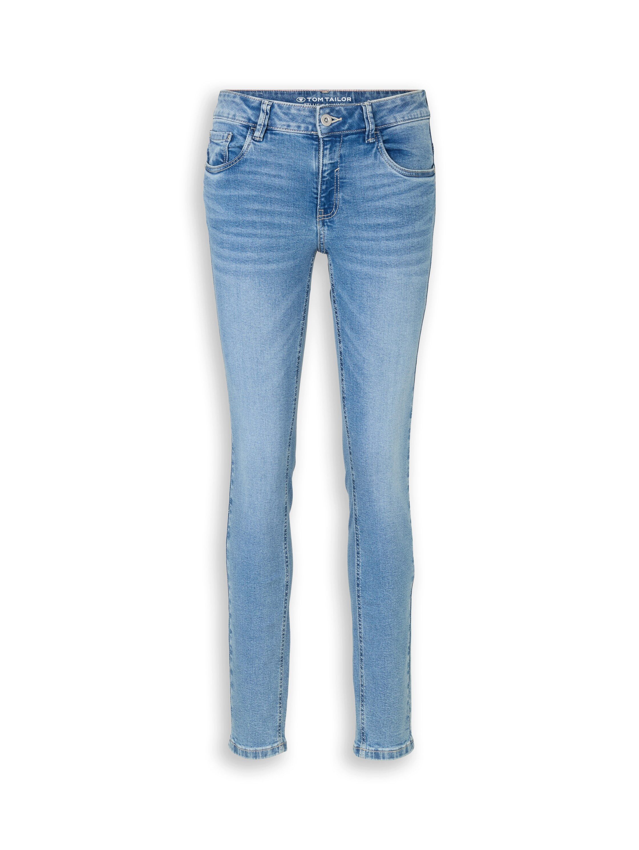 TOM TAILOR Skinny-fit-Jeans LUCIE mit Viskose und Stretch - 5-Pocket-Style