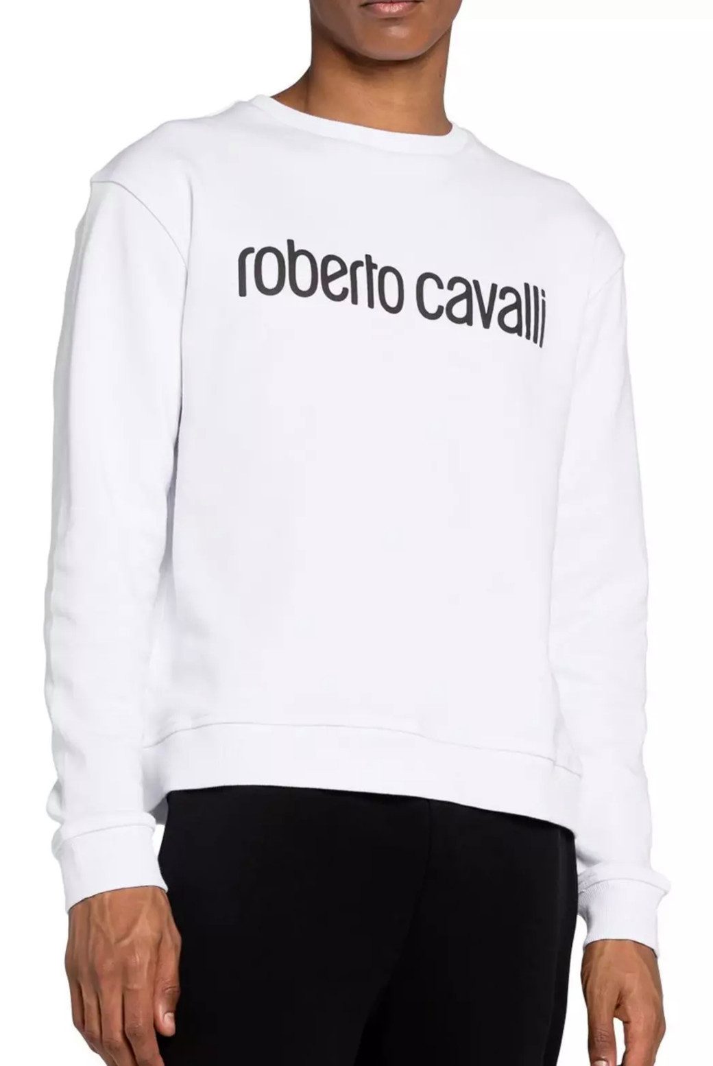 roberto cavalli Sweatshirt Firenze Logo Monogramm günstig online kaufen