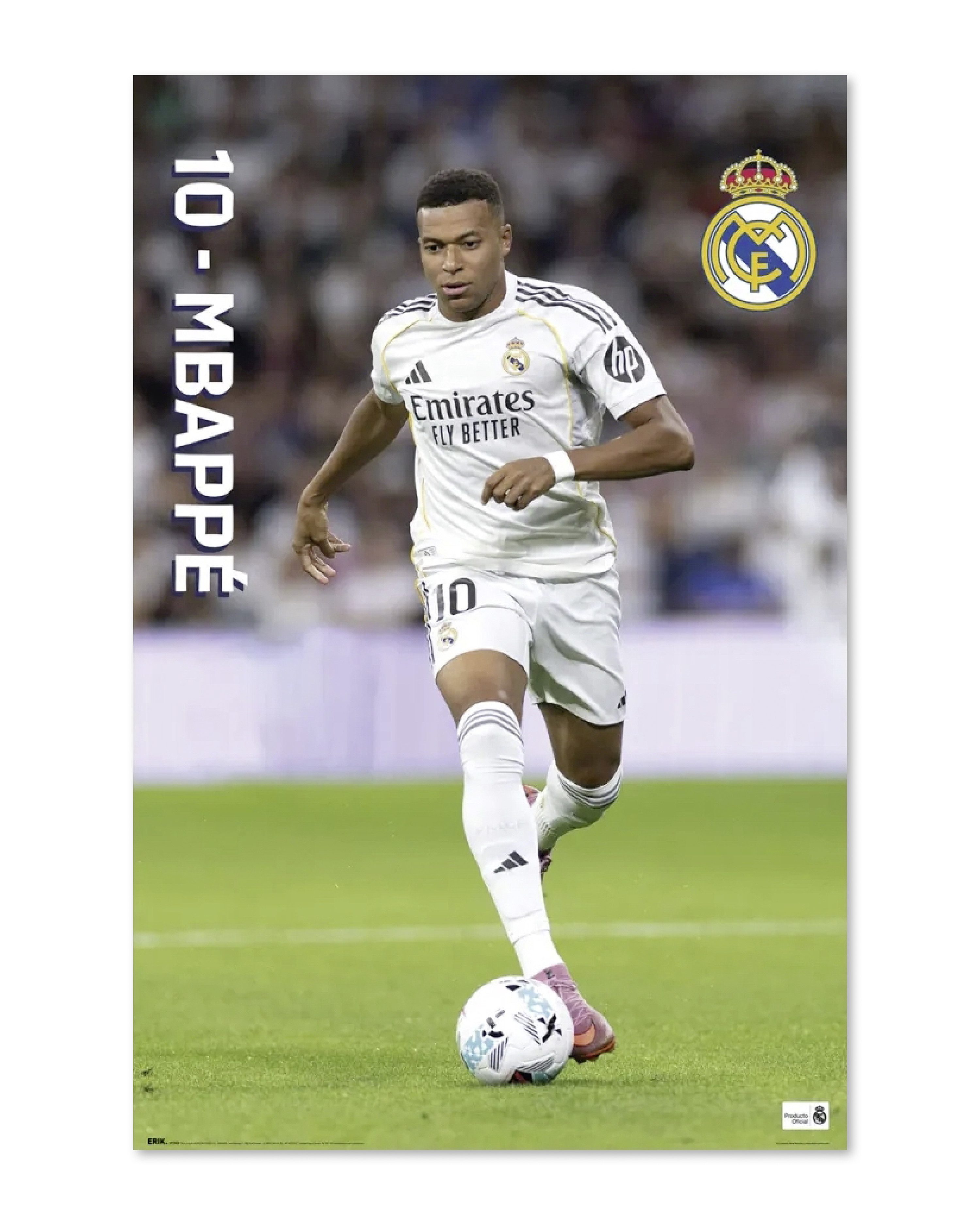 Grupo Erik Poster Real Madrid Poster Mbappé 61 x 91,5 cm