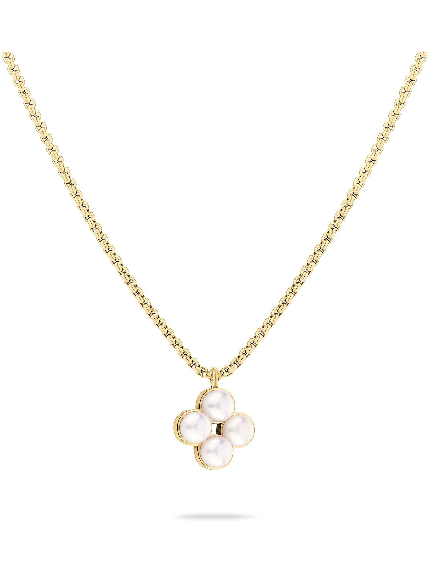 Edelstahlkette Tamaris Damen-Kette Edelstahl Kunstperle