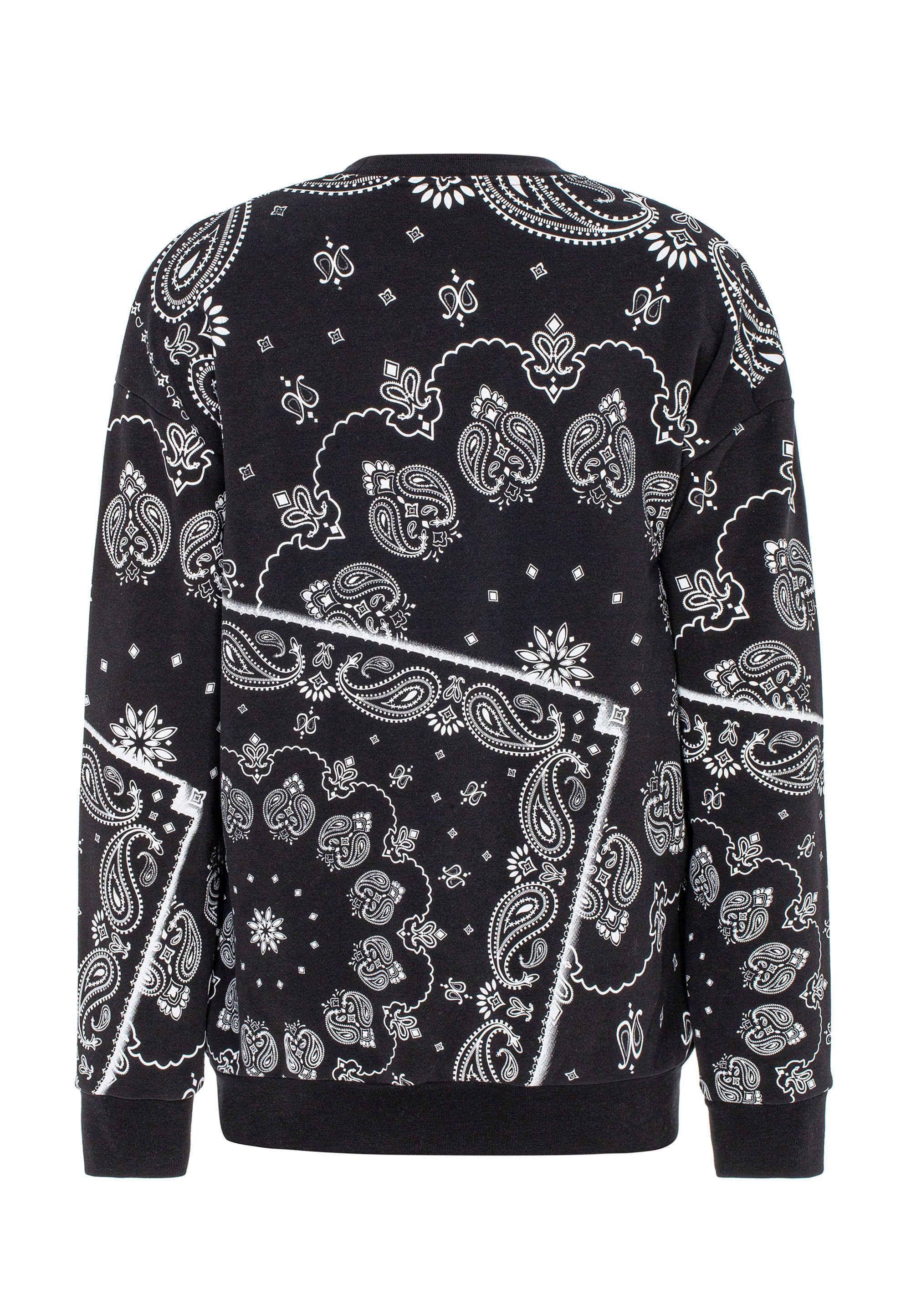 RedBridge Sweatshirt mit Bandana-Print Moderner Streetwear-Pullover günstig online kaufen