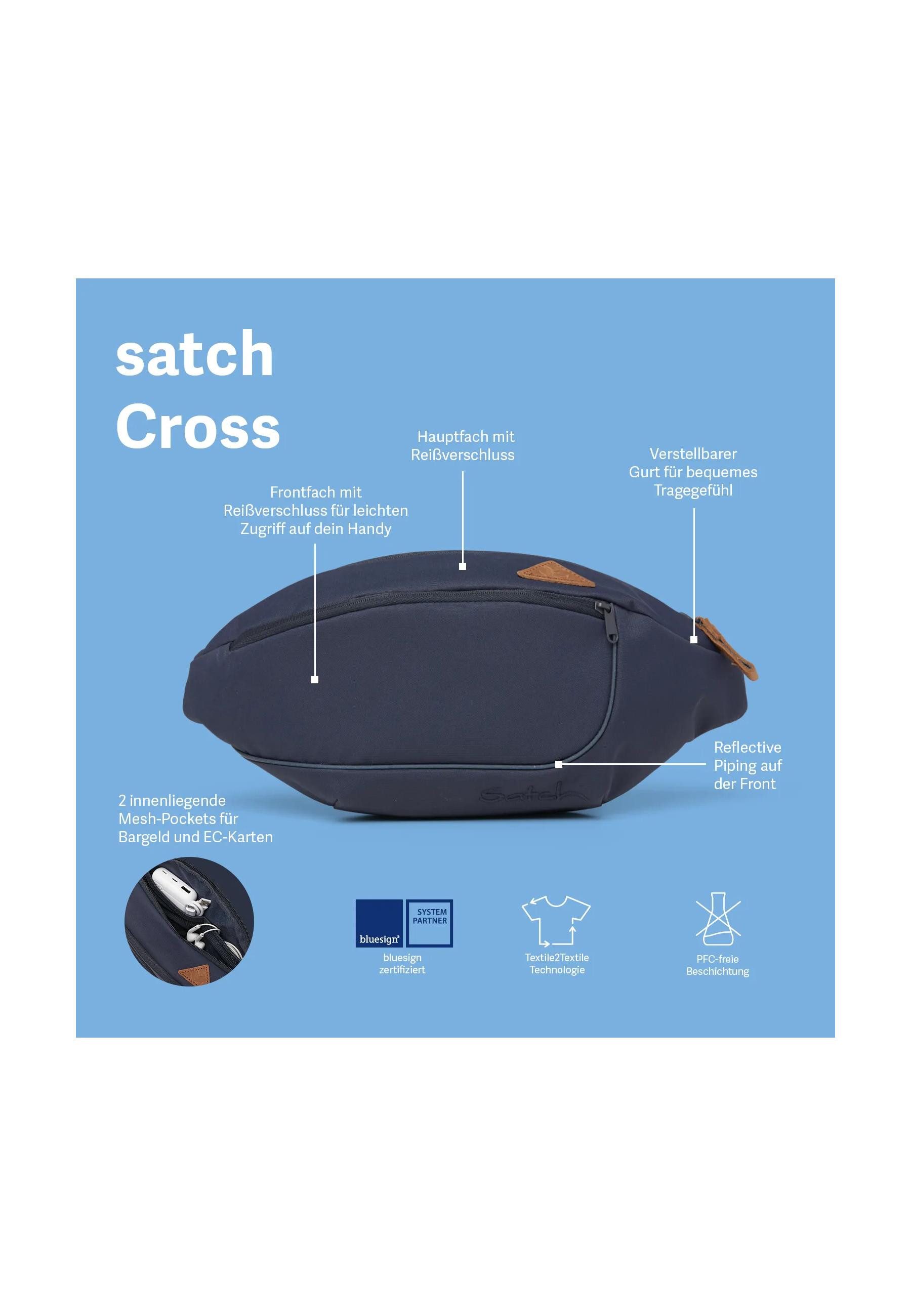 Satch Bauchtasche Cross günstig online kaufen