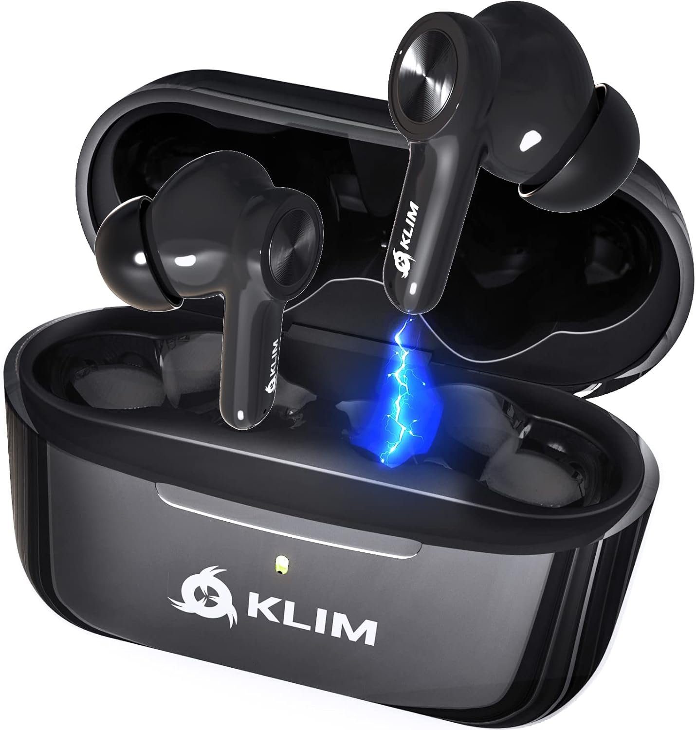 KLIM Pods Bluetooth-Kopfhörer (Bluetooth, In-Ear Kopfhörer, Leichte und schnelle Kopplung, ANC, 24h Batterie)