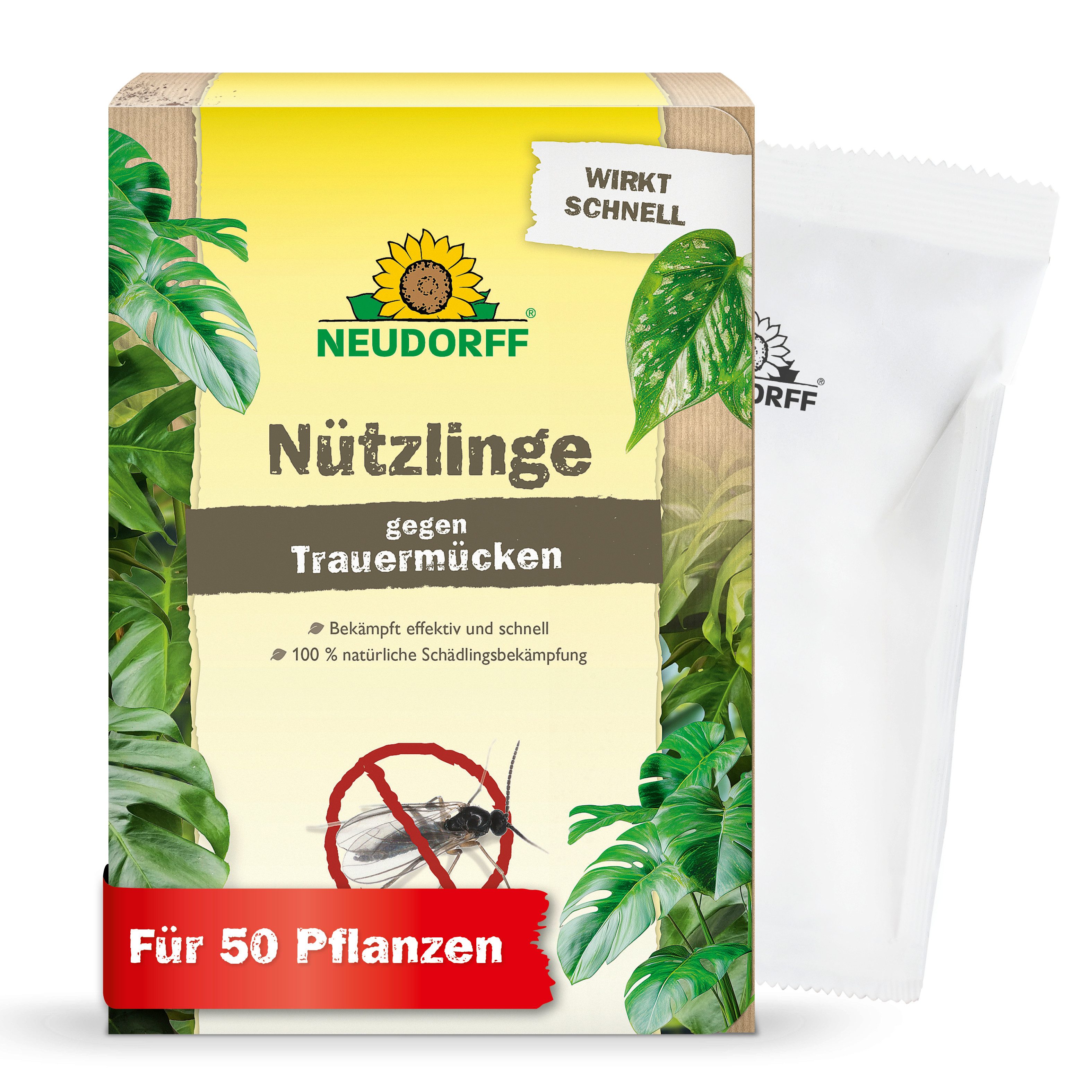 Neudorff Nematoden SF gegen Trauermücken - 5 Mio., SF-Nematoden gegen Trauermückenlarven für bis zu 50 Pflanzen