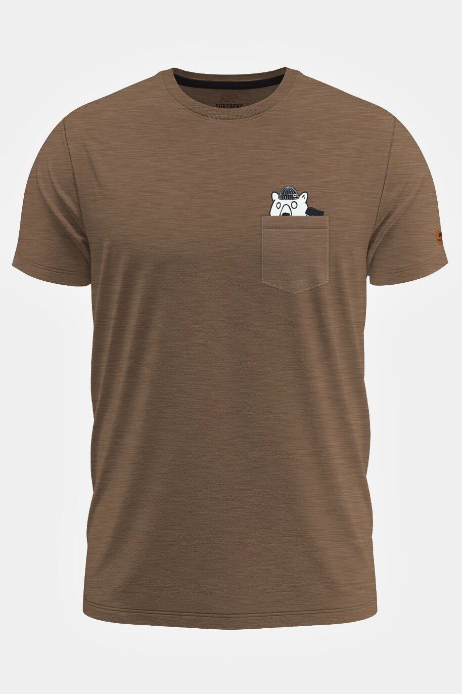 FORSBERG T-Shirt FORSBERG T-Shirt Brusttasche mit Lumberson