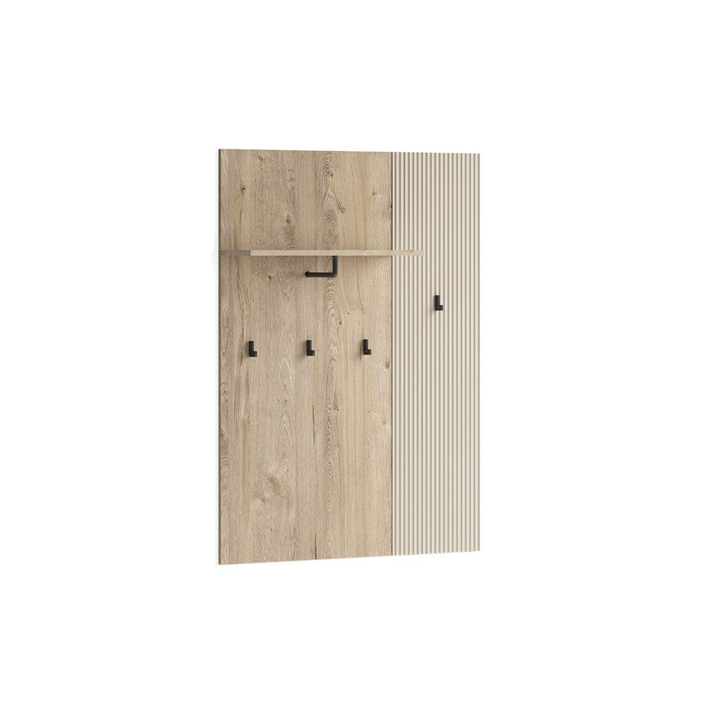 Vicco Garderobenschrank Puerto, Eiche/Cashmere, 86 x 120 cm