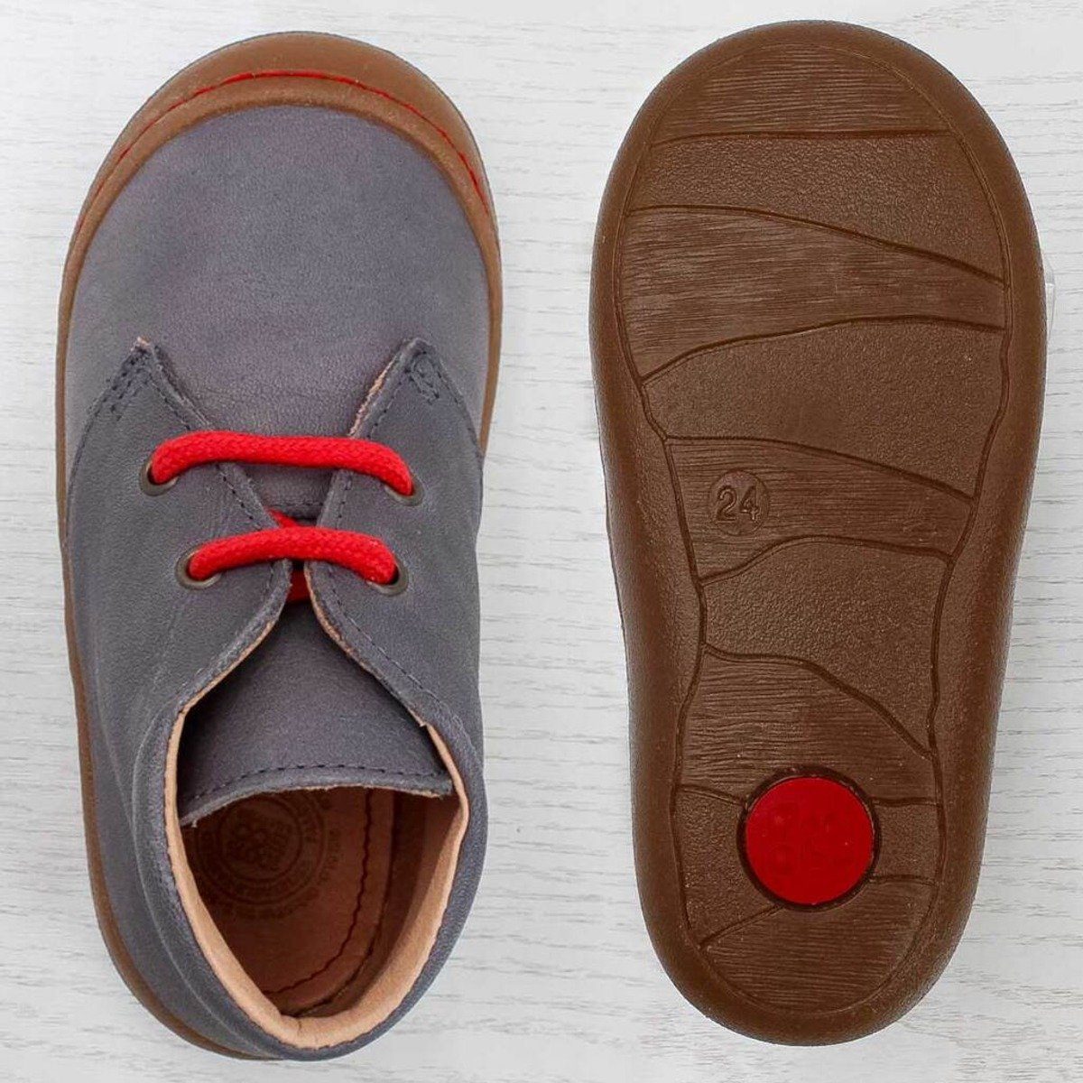 POLOLO Kinderschuhe "Juan" Derby Schnürschuh bequeme Schuhe für Kinder